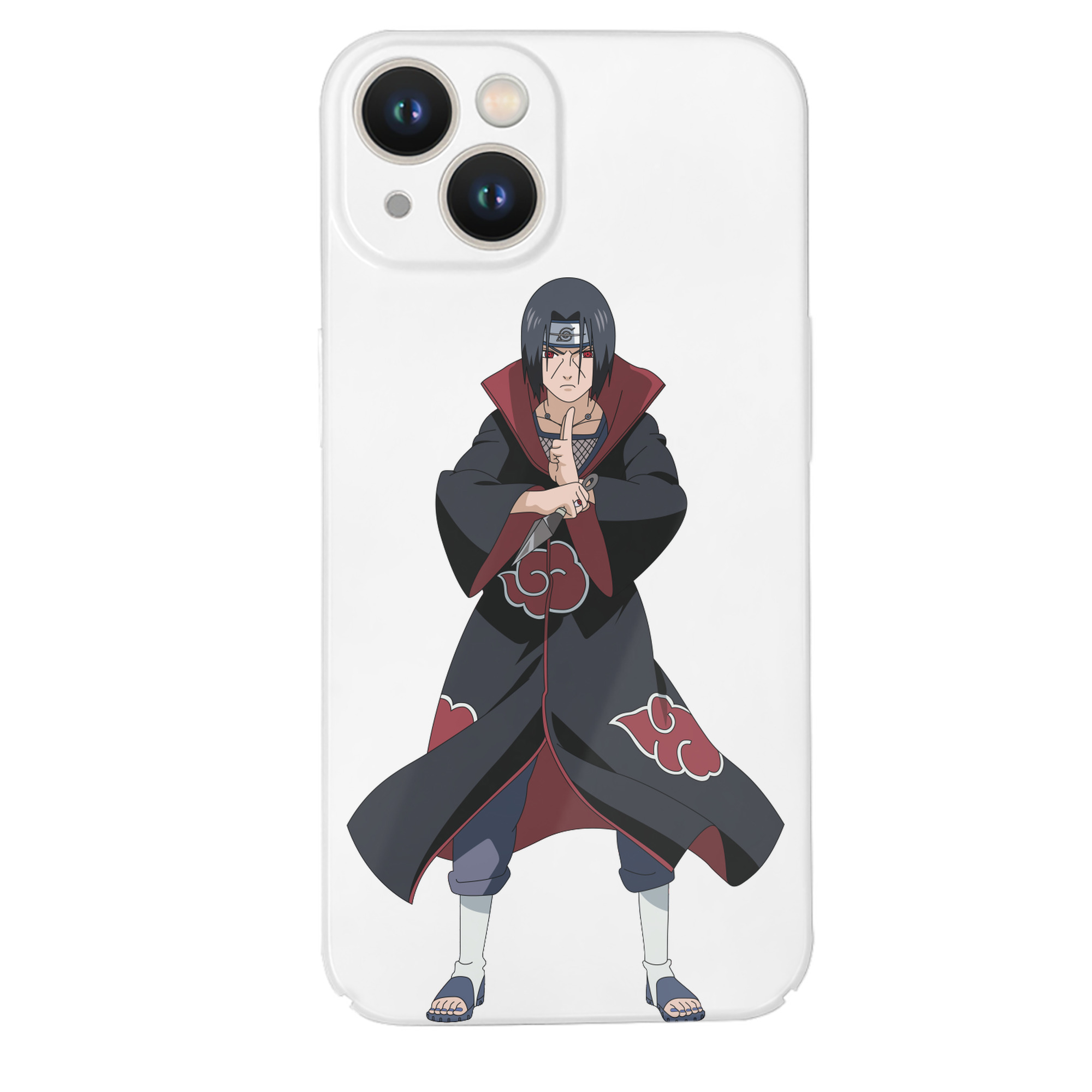 （画像用） NARUTO -ナルト- うちは イタチ Uchiha Itachi 【iPhone 14シリーズ対応】ハードケース