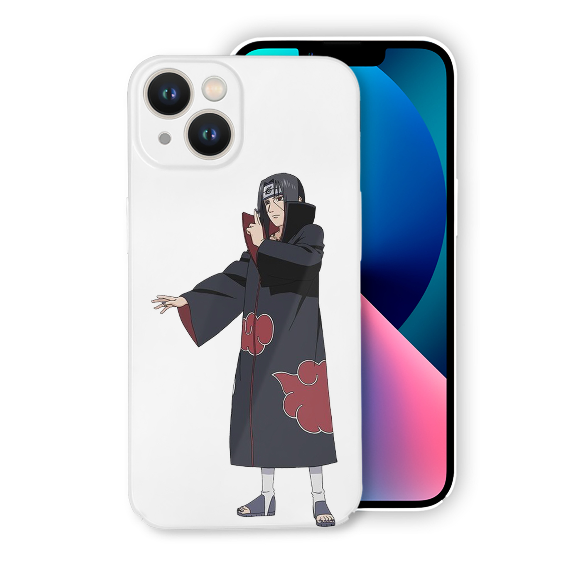 （画像用） NARUTO -ナルト- うちは イタチ Uchiha Itachi 【iPhone 14シリーズ対応】ハードケース