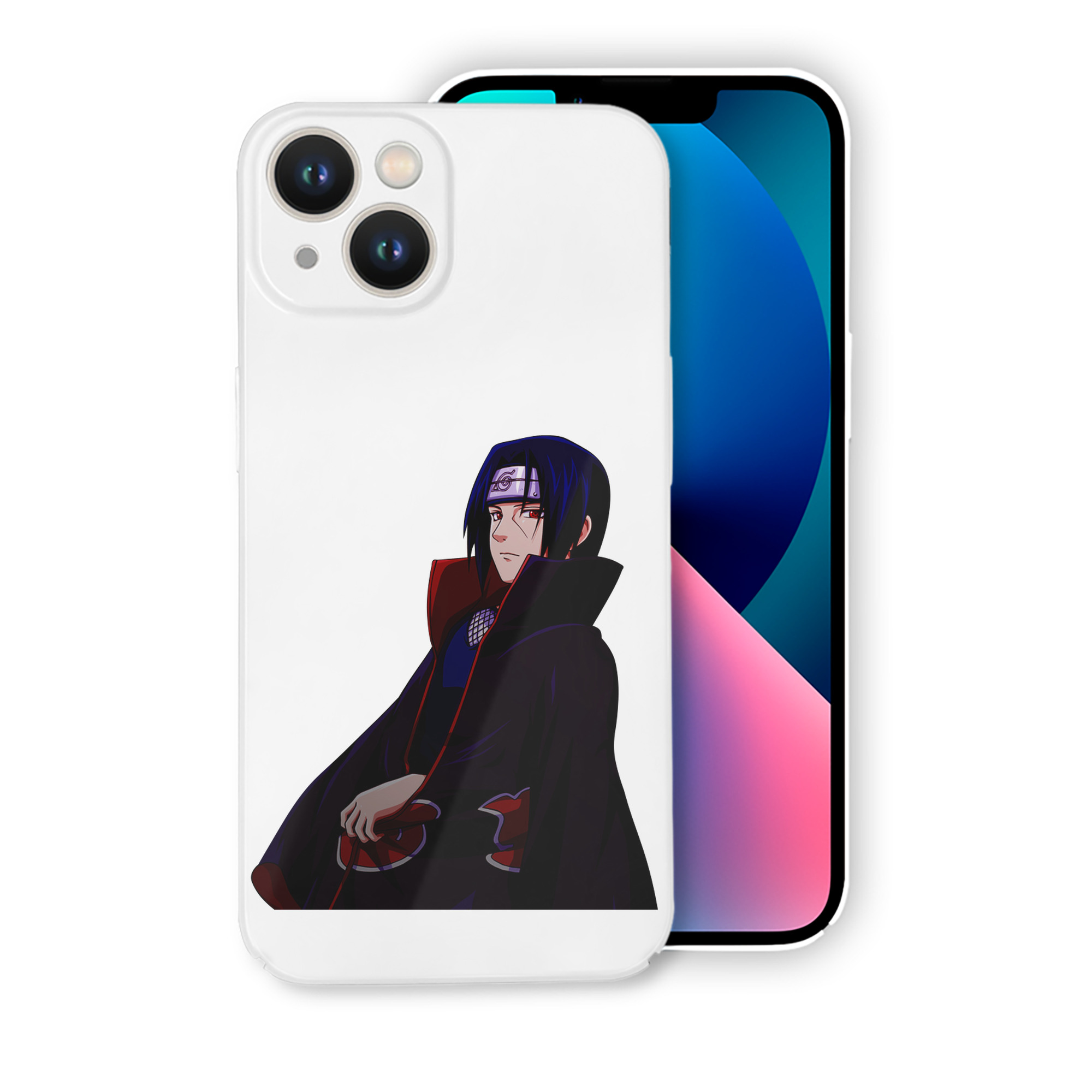 （画像用） NARUTO -ナルト- うちは イタチ Uchiha Itachi 【iPhone 14シリーズ対応】ハードケース