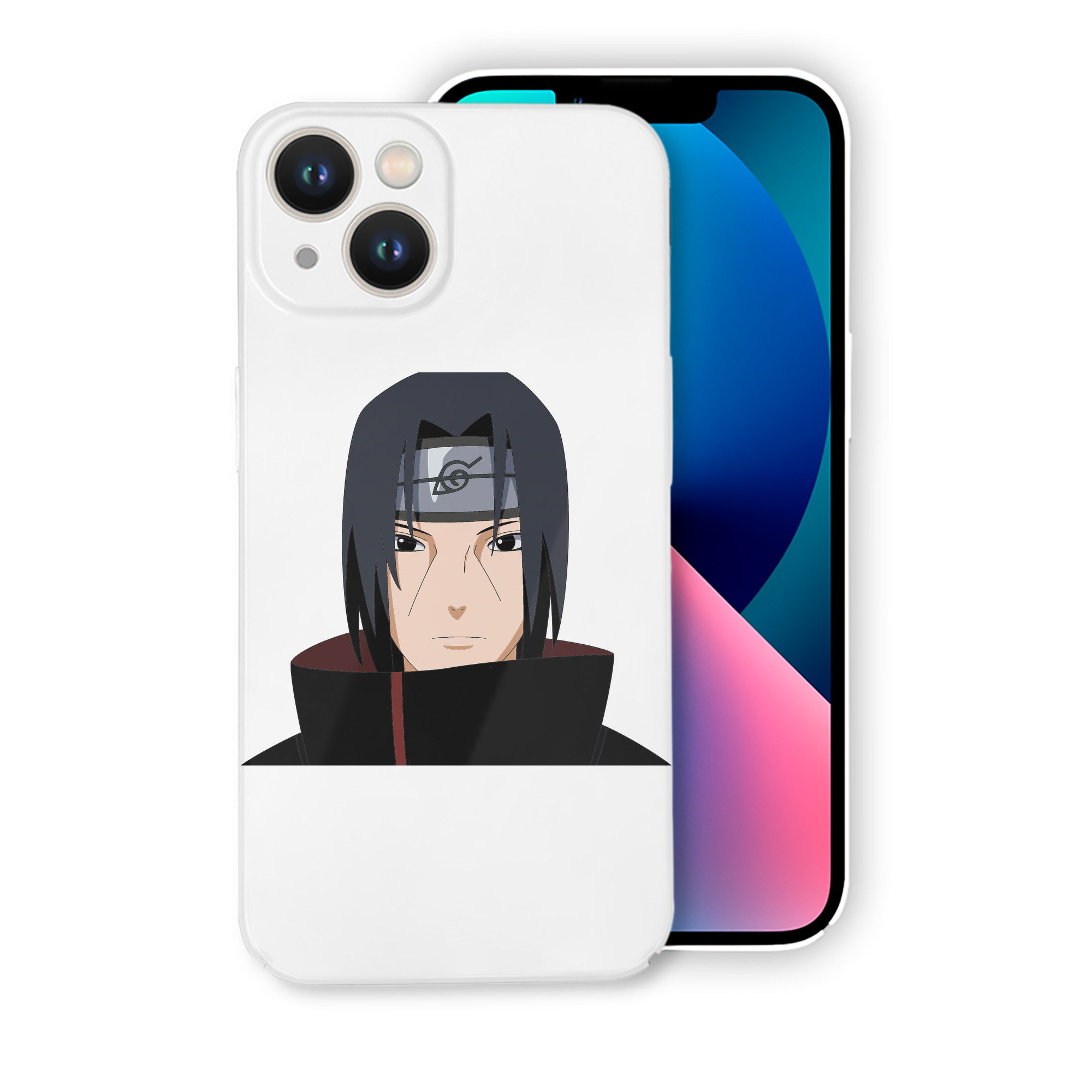 （画像用） NARUTO -ナルト- うちは イタチ Uchiha Itachi 【iPhone 14シリーズ対応】ハードケース