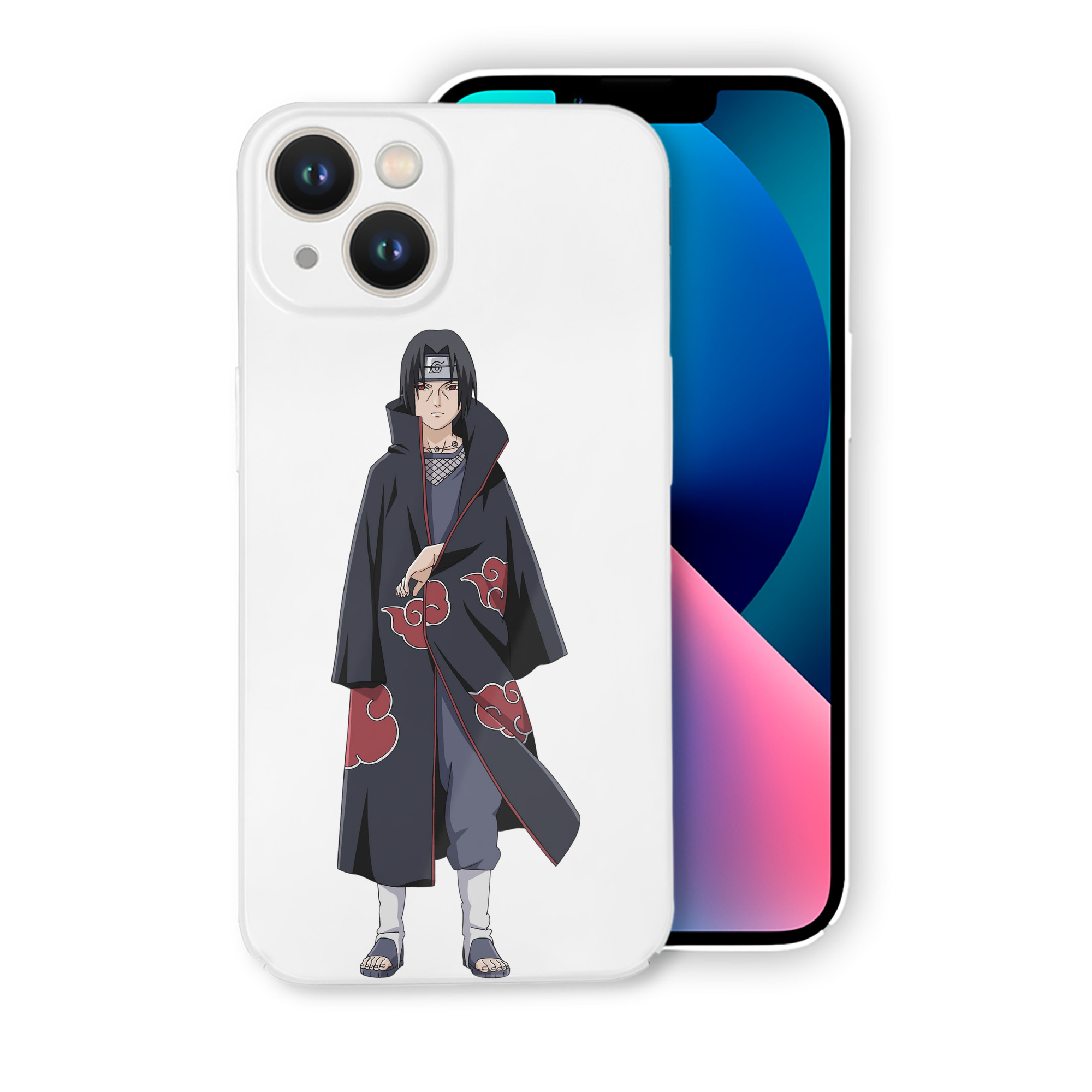 （画像用） NARUTO -ナルト- うちは イタチ Uchiha Itachi 【iPhone 14シリーズ対応】ハードケース