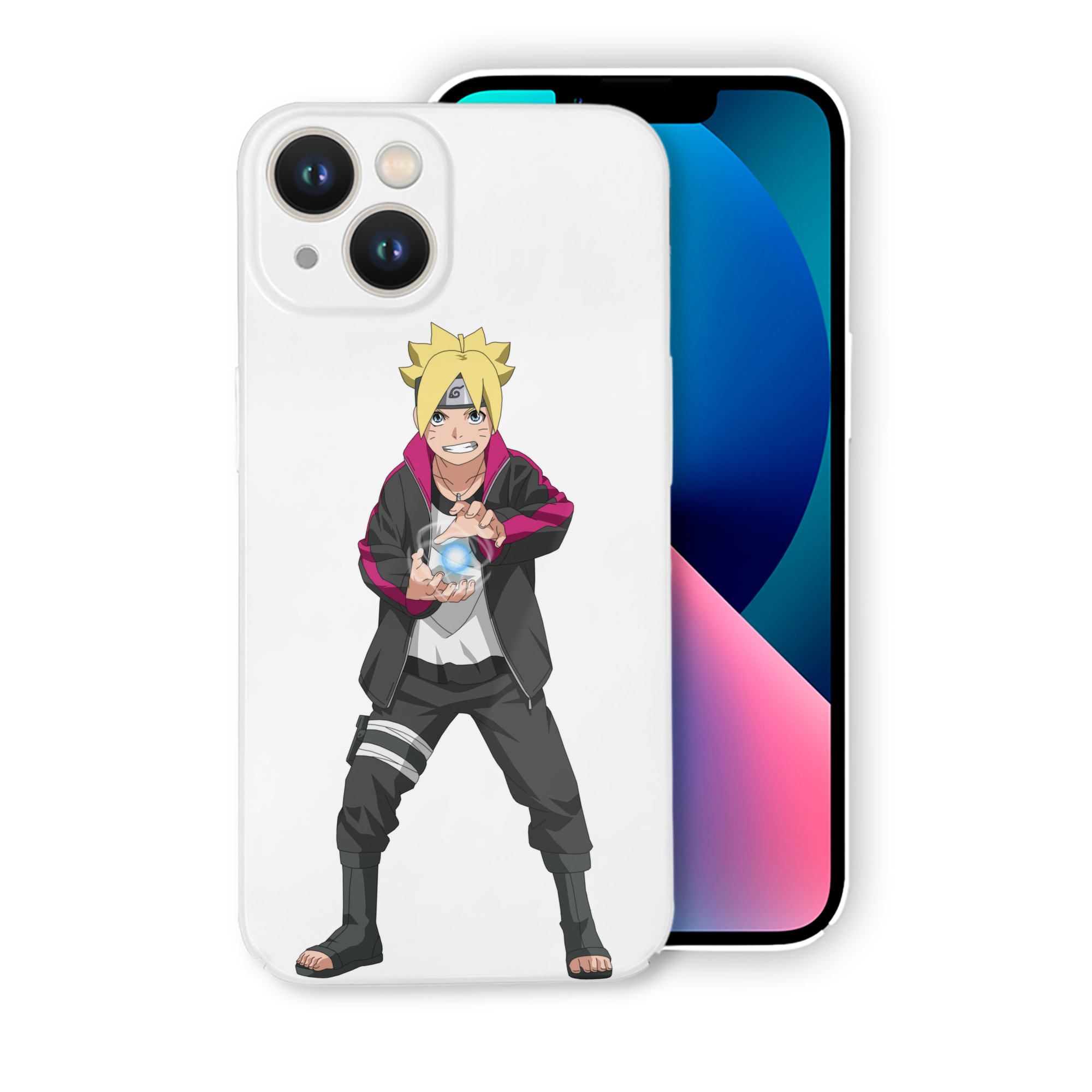（画像用） NARUTO -ナルト- うずまき ボルト Uzumaki Boruto 【iPhone 14シリーズ対応】ハードケース