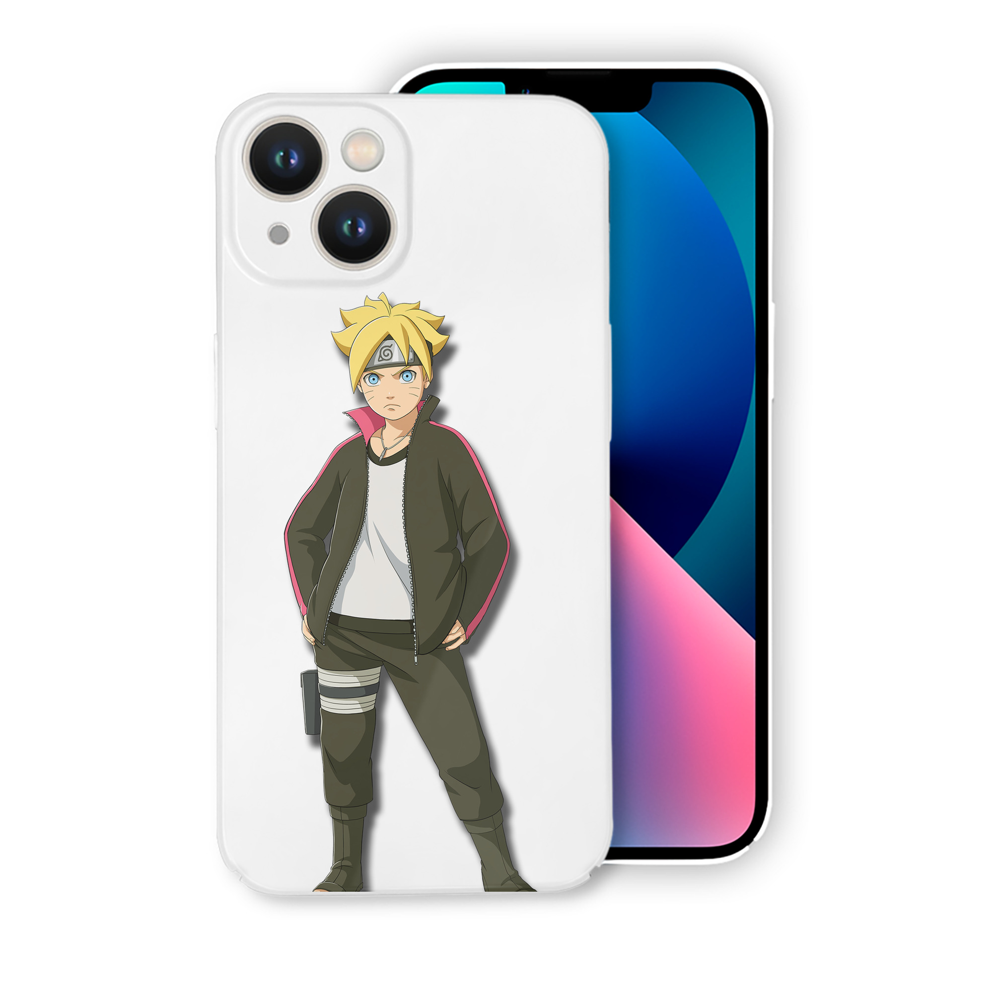 （画像用） NARUTO -ナルト- うずまき ボルト Uzumaki Boruto 【iPhone 14シリーズ対応】ハードケース