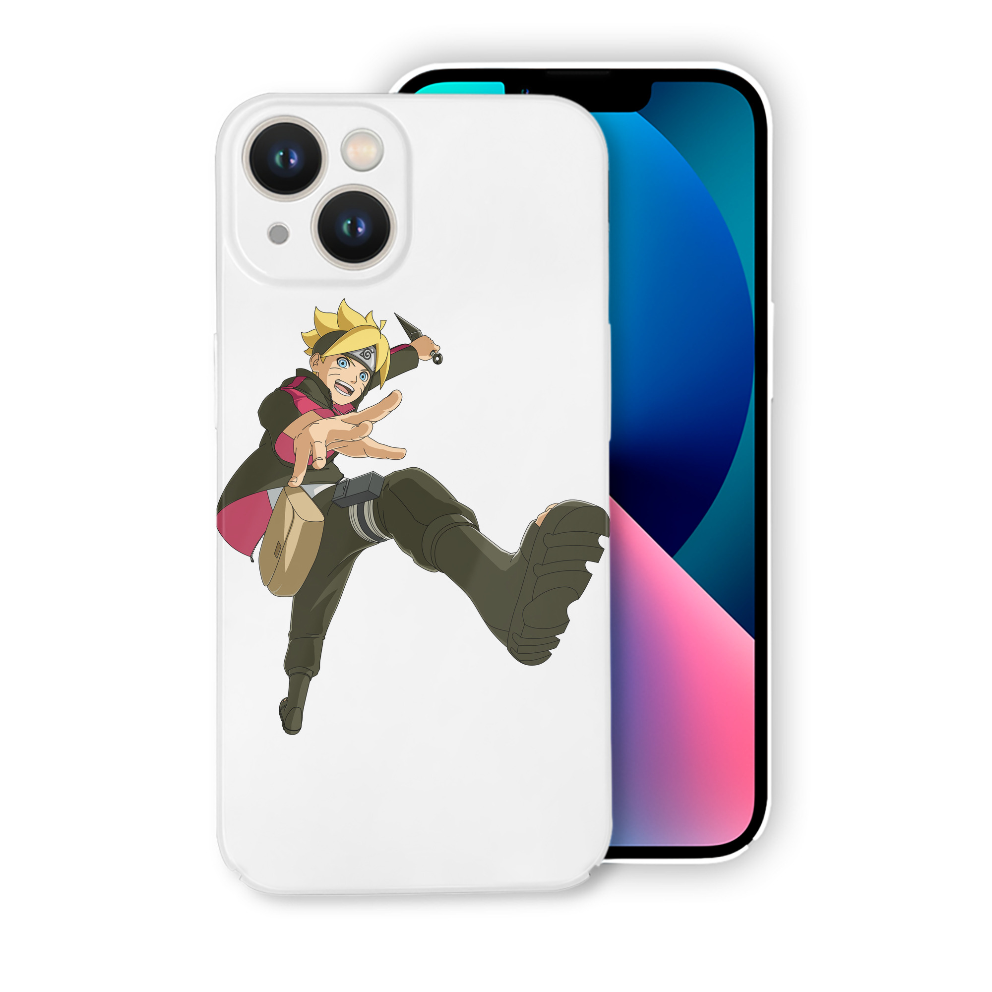 （画像用） NARUTO -ナルト- うずまき ボルト Uzumaki Boruto 【iPhone 14シリーズ対応】ハードケース