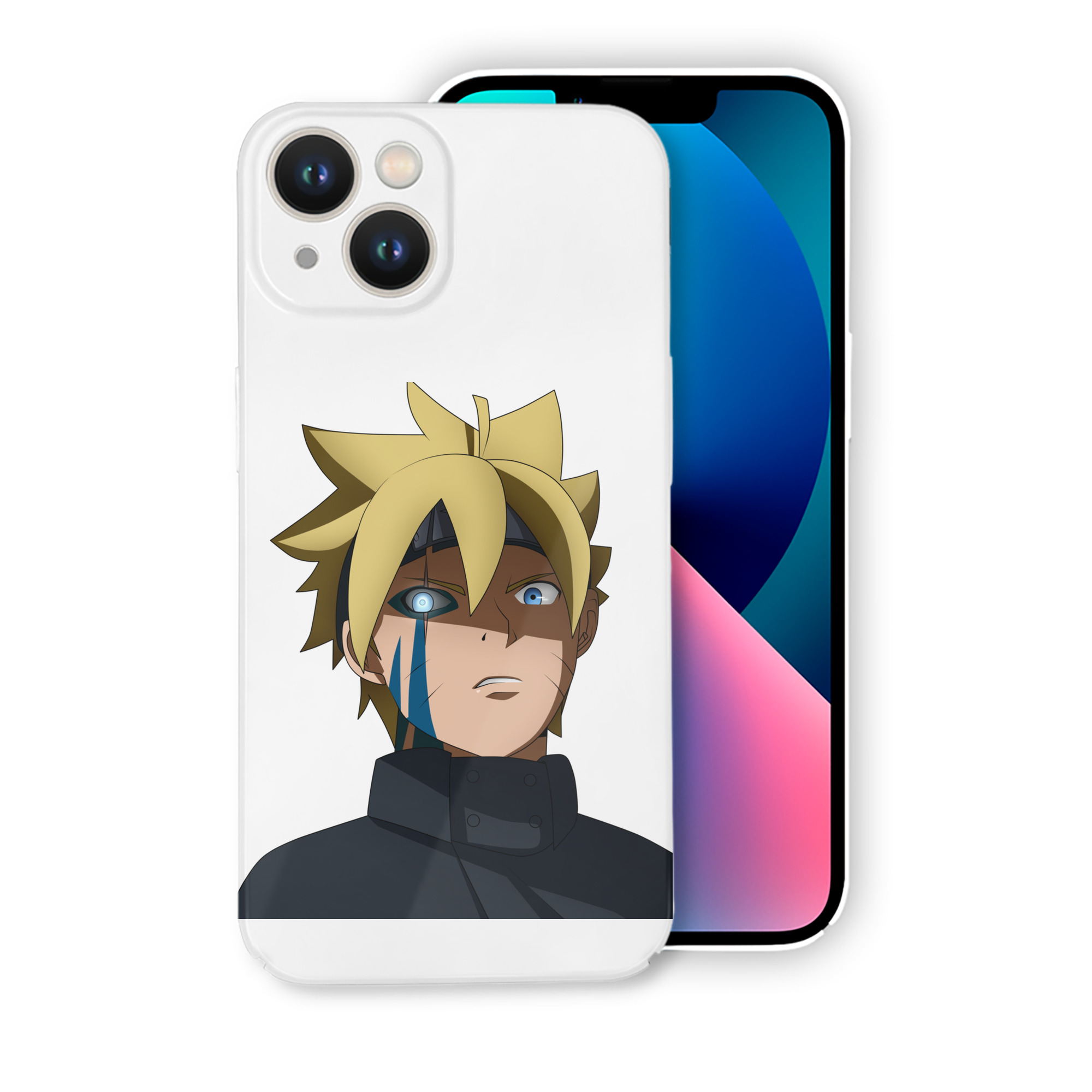 （画像用） NARUTO -ナルト- うずまき ボルト Uzumaki Boruto 【iPhone 14シリーズ対応】ハードケース