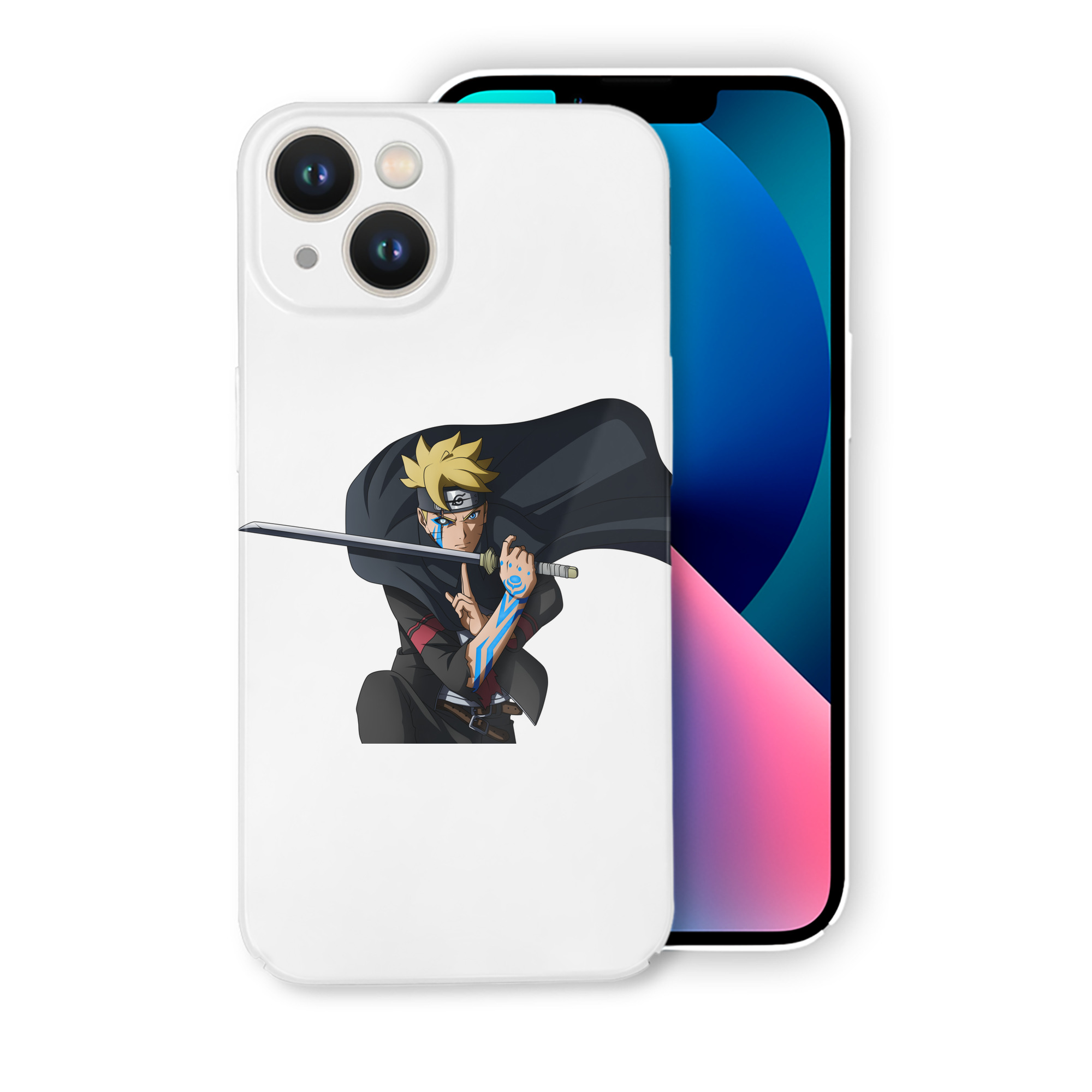 （画像用） NARUTO -ナルト- うずまき ボルト Uzumaki Boruto 【iPhone 14シリーズ対応】ハードケース