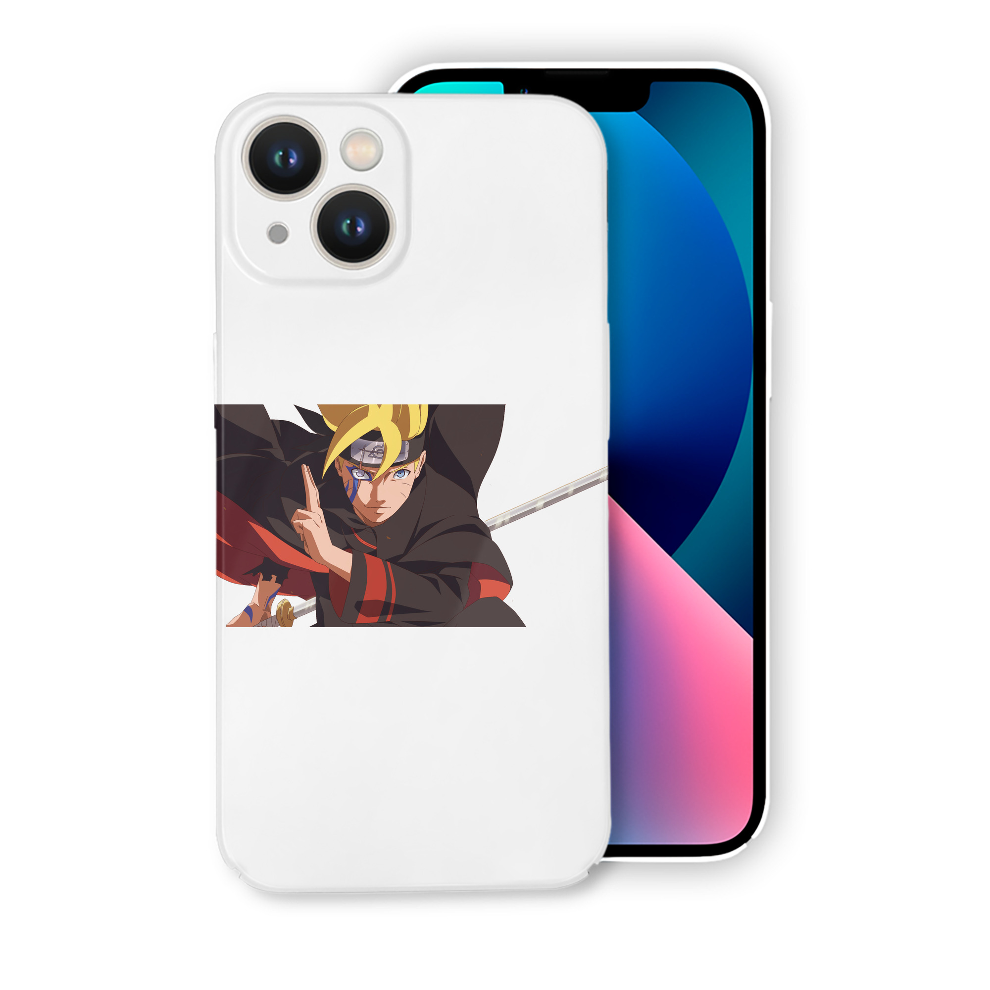 （画像用） NARUTO -ナルト- うずまき ボルト Uzumaki Boruto 【iPhone 14シリーズ対応】ハードケース