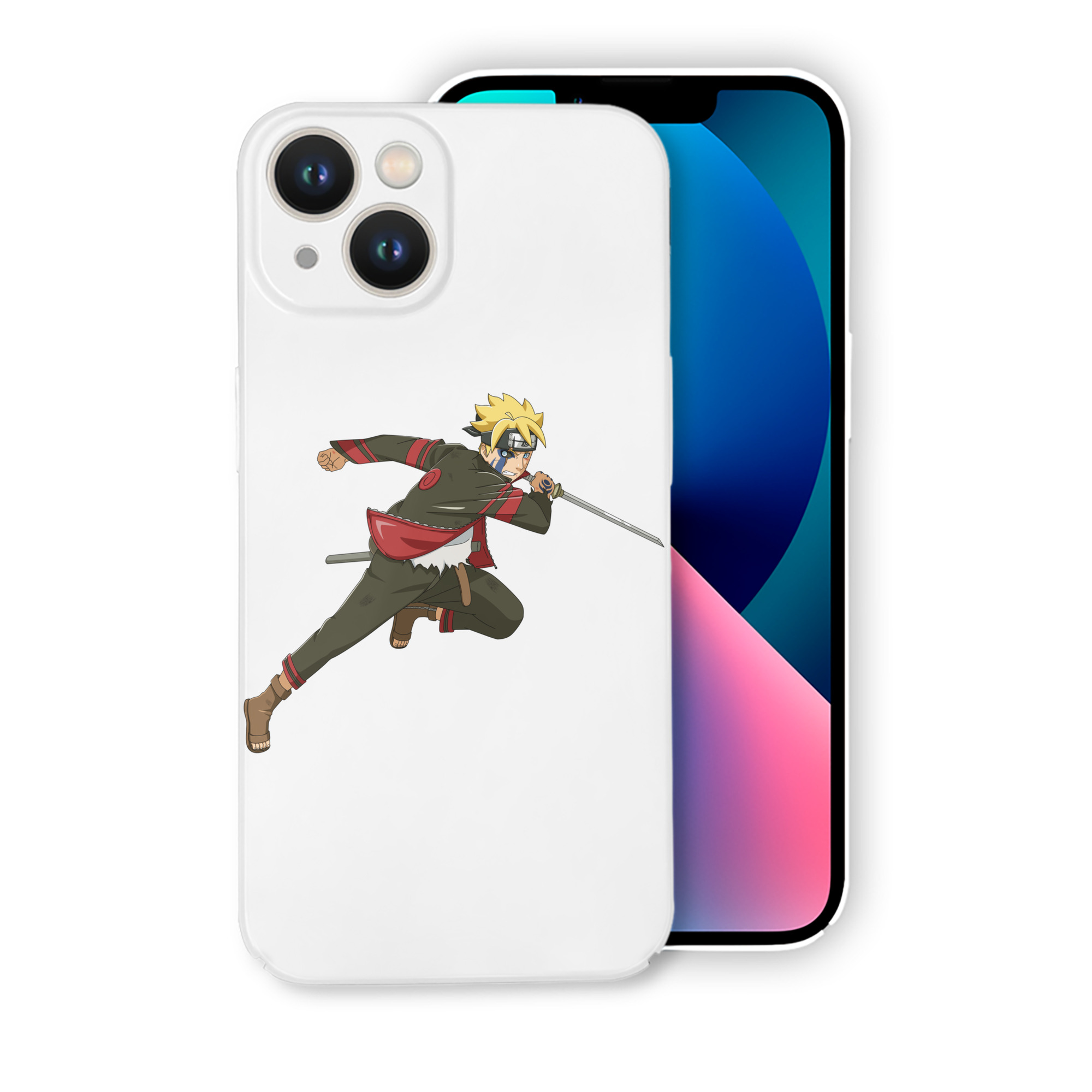 （画像用） NARUTO -ナルト- うずまき ボルト Uzumaki Boruto 【iPhone 14シリーズ対応】ハードケース