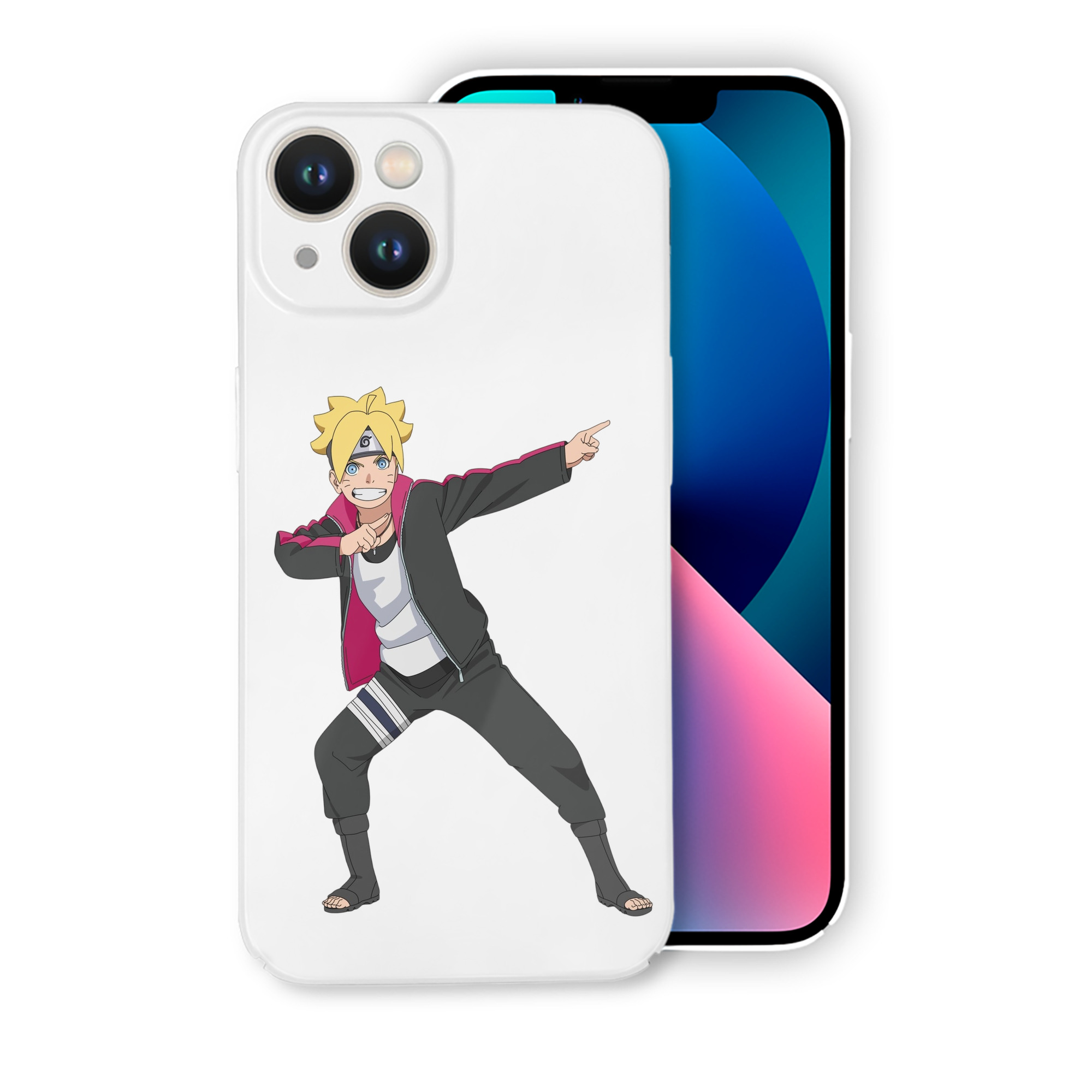 （画像用） NARUTO -ナルト- うずまき ボルト Uzumaki Boruto 【iPhone 14シリーズ対応】ハードケース