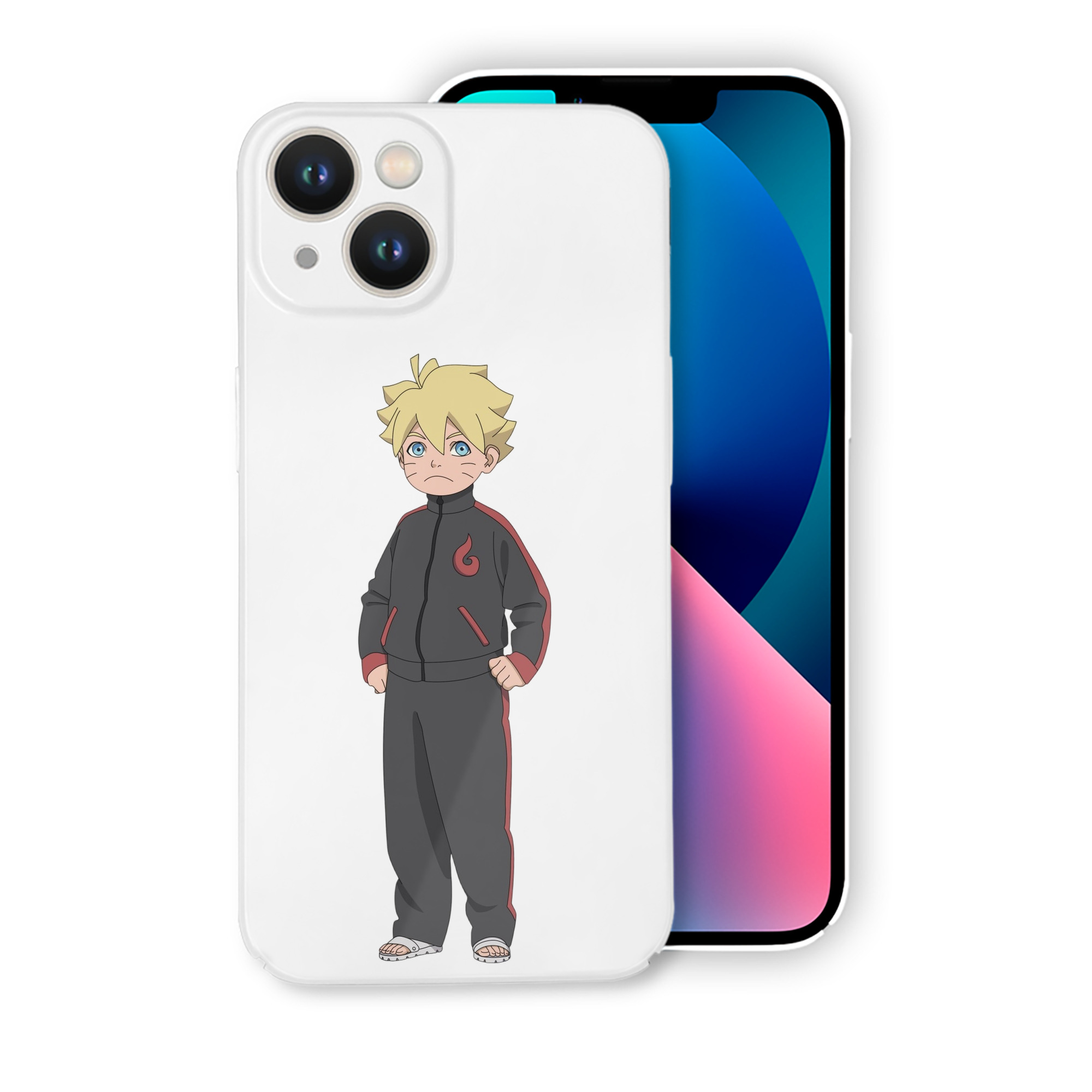 （画像用） NARUTO -ナルト- うずまき ボルト Uzumaki Boruto 【iPhone 14シリーズ対応】ハードケース