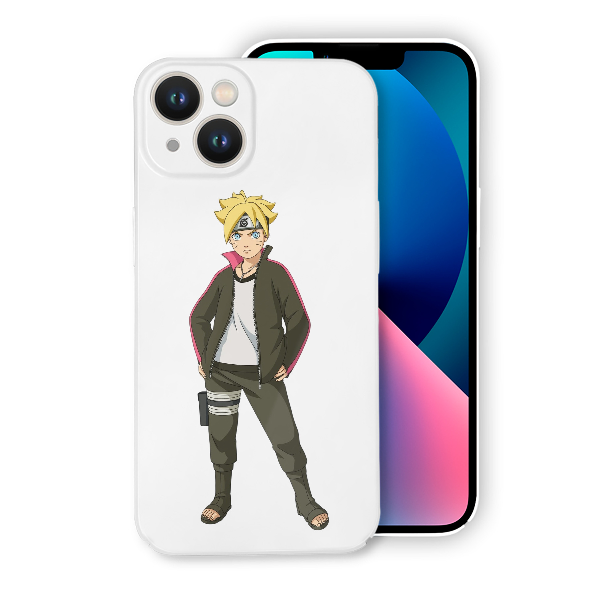 （画像用） NARUTO -ナルト- うずまき ボルト Uzumaki Boruto 【iPhone 14シリーズ対応】ハードケース