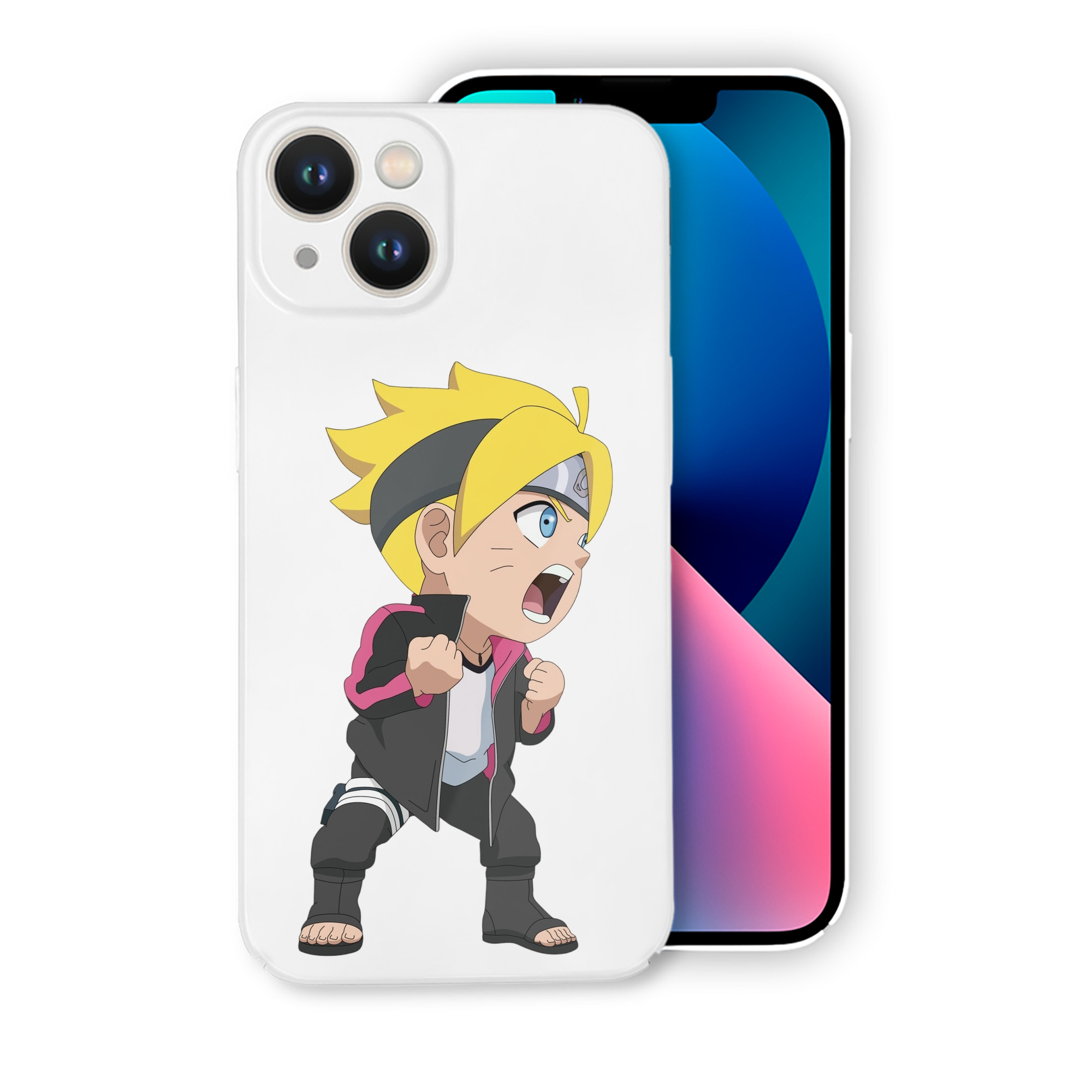 （画像用） NARUTO -ナルト- うずまき ボルト Uzumaki Boruto 【iPhone 14シリーズ対応】ハードケース