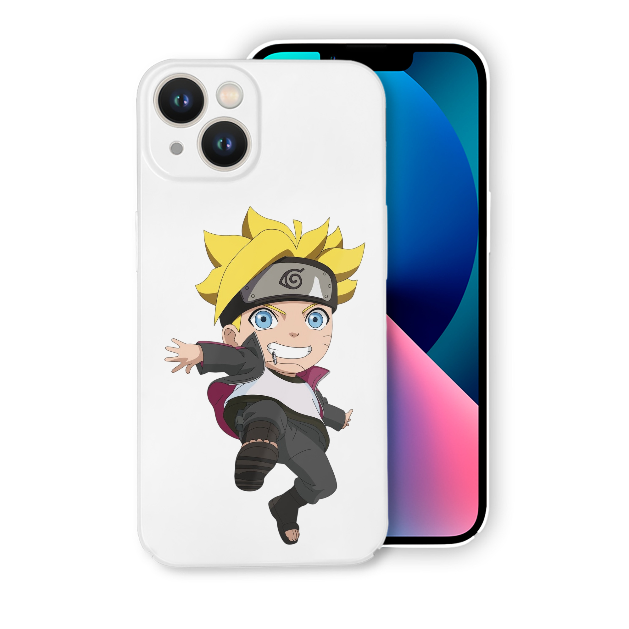 （画像用） NARUTO -ナルト- うずまき ボルト Uzumaki Boruto 【iPhone 14シリーズ対応】ハードケース