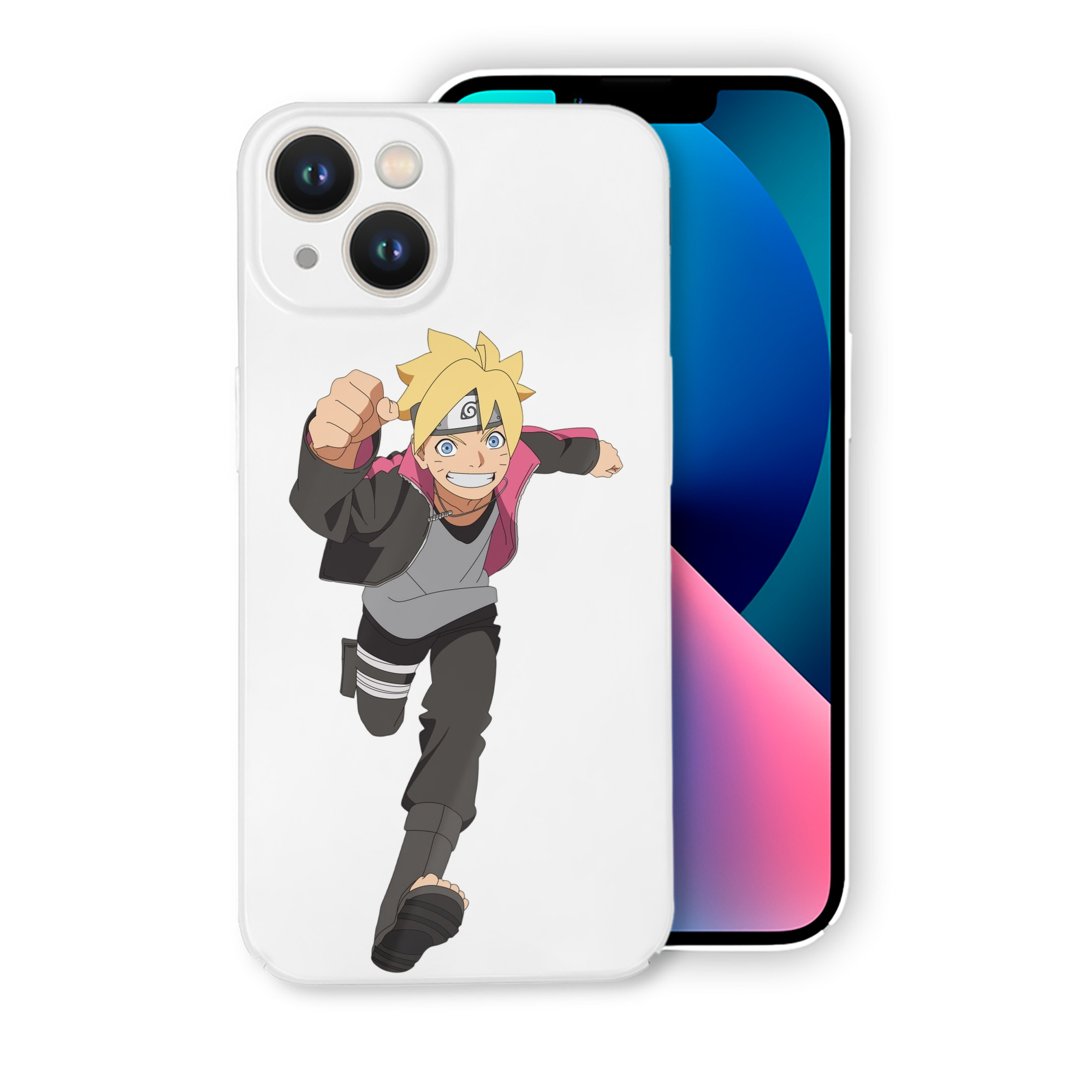 （画像用） NARUTO -ナルト- うずまき ボルト Uzumaki Boruto 【iPhone 14シリーズ対応】ハードケース