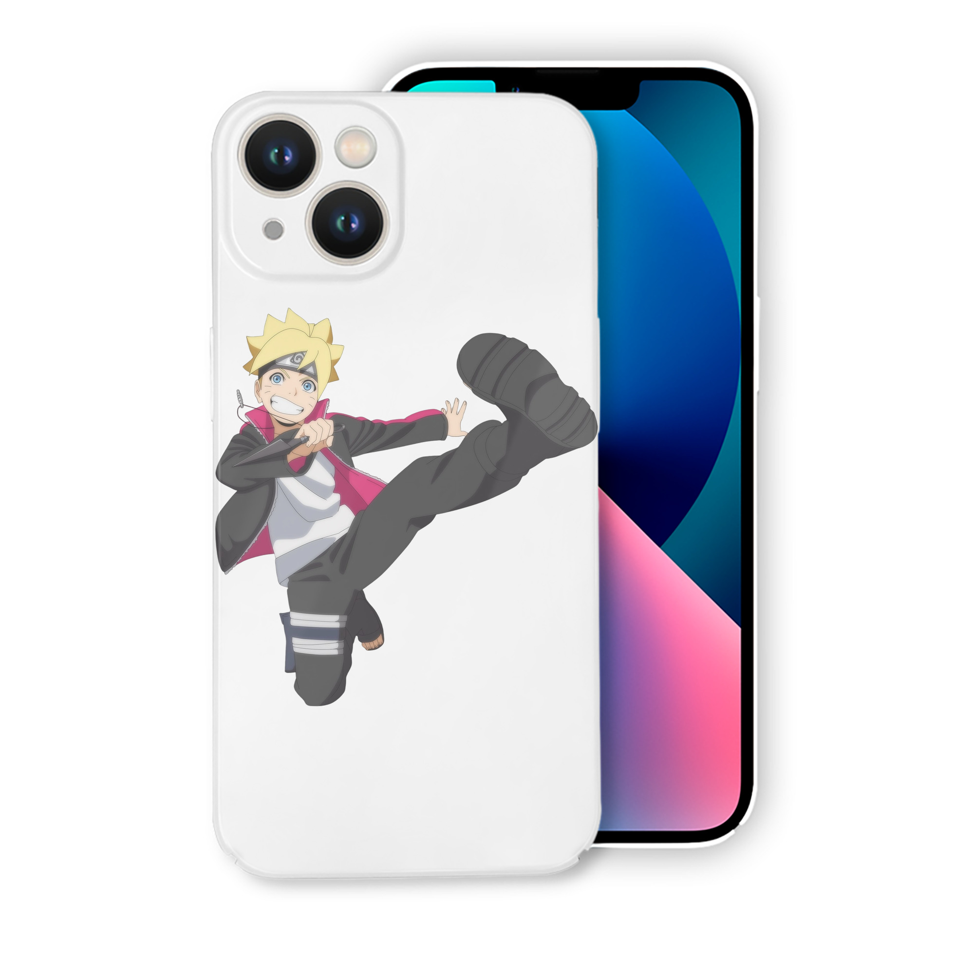 （画像用） NARUTO -ナルト- うずまき ボルト Uzumaki Boruto 【iPhone 14シリーズ対応】ハードケース