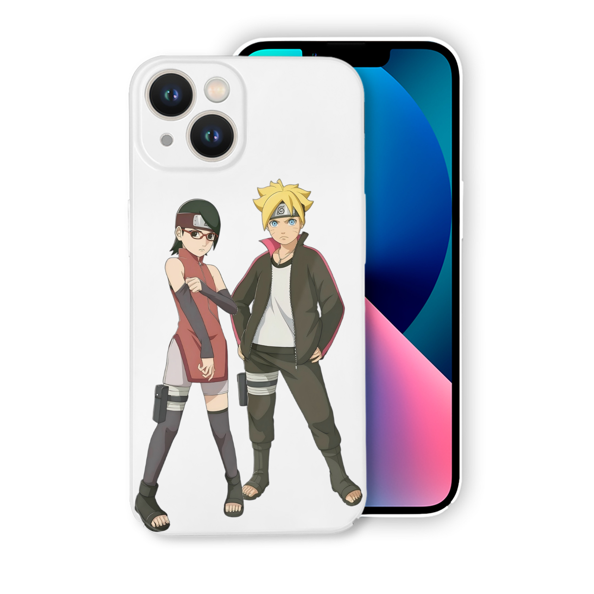（画像用） NARUTO -ナルト- うずまき ボルト Uzumaki Boruto 【iPhone 14シリーズ対応】ハードケース