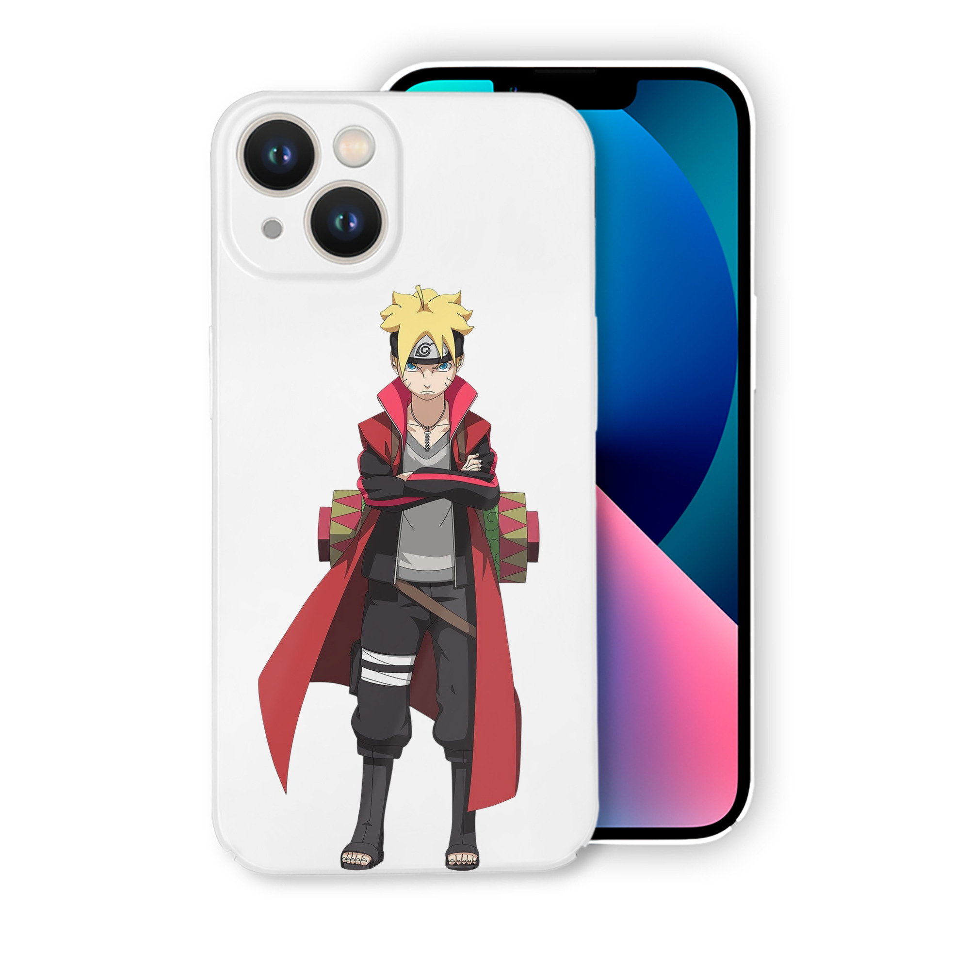 （画像用） NARUTO -ナルト- うずまき ボルト Uzumaki Boruto 【iPhone 14シリーズ対応】ハードケース