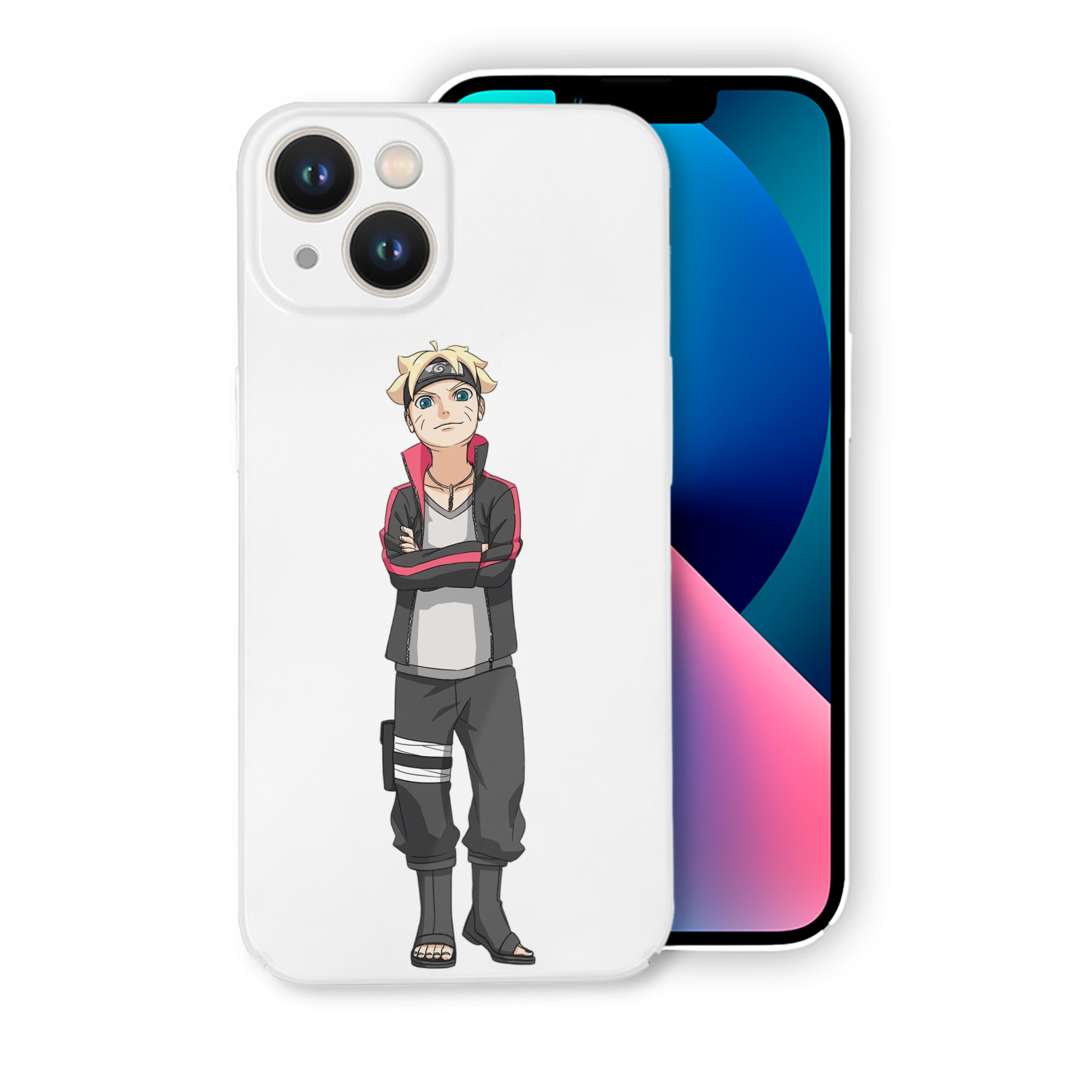 （画像用） NARUTO -ナルト- うずまき ボルト Uzumaki Boruto 【iPhone 14シリーズ対応】ハードケース
