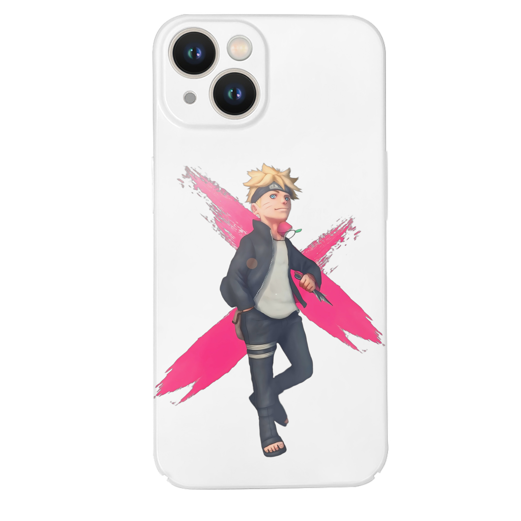 （画像用） NARUTO -ナルト- うずまき ボルト Uzumaki Boruto 【iPhone 14シリーズ対応】ハードケース