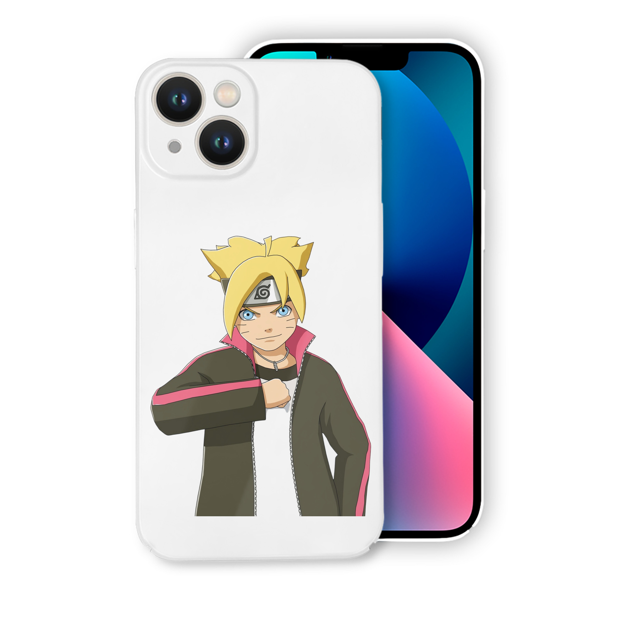 （画像用） NARUTO -ナルト- うずまき ボルト Uzumaki Boruto 【iPhone 14シリーズ対応】ハードケース