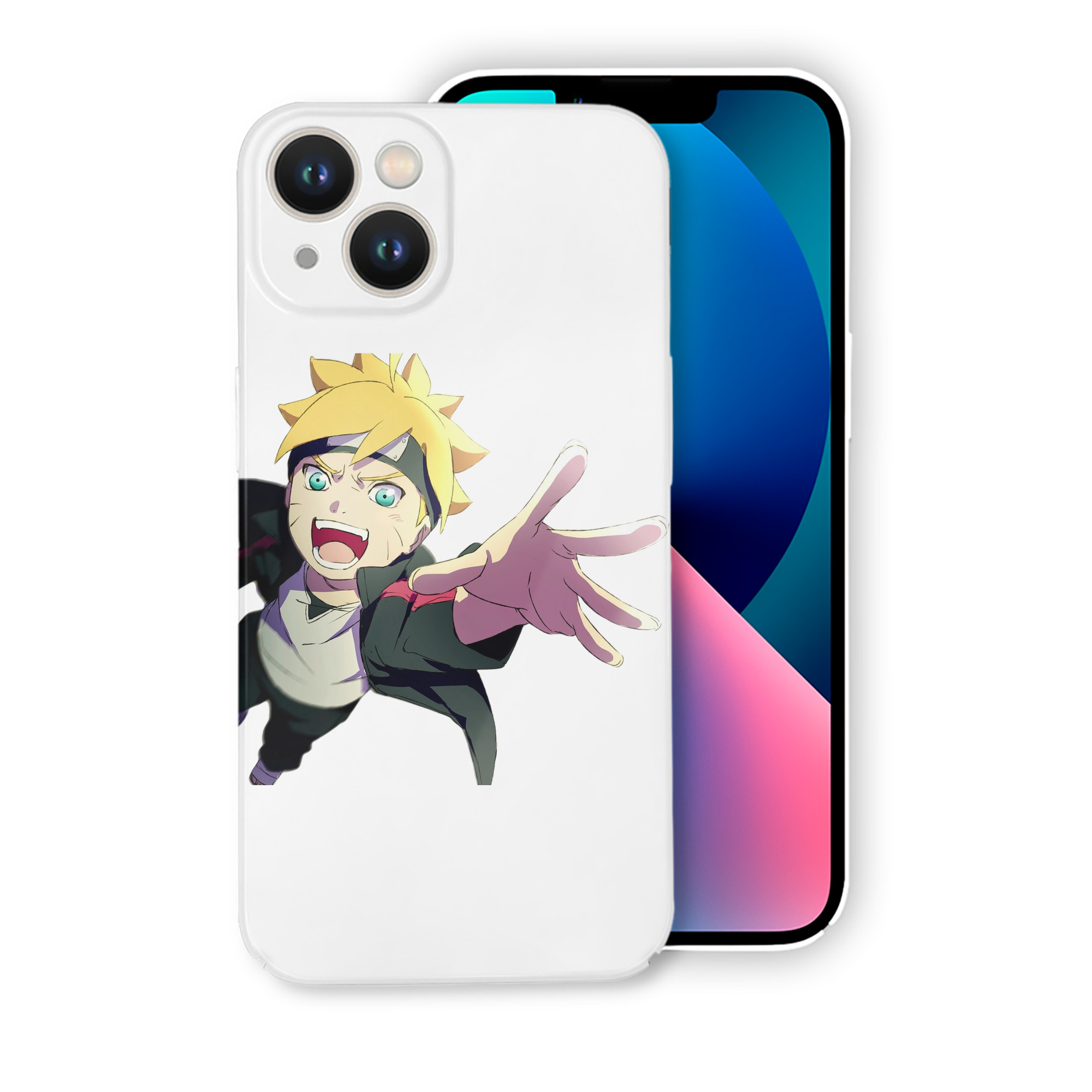 （画像用） NARUTO -ナルト- うずまき ボルト Uzumaki Boruto 【iPhone 14シリーズ対応】ハードケース
