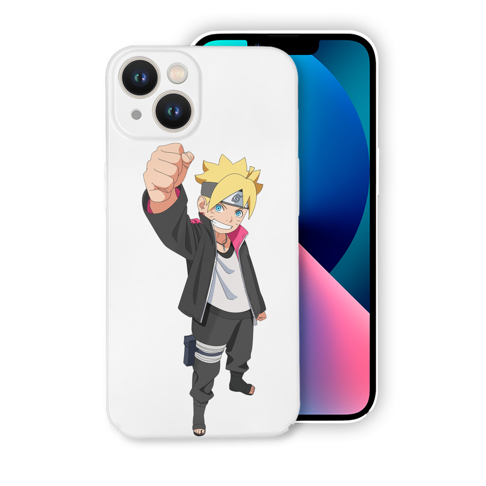 （画像用） NARUTO -ナルト- うずまき ボルト Uzumaki Boruto 【iPhone 14シリーズ対応】ハードケース