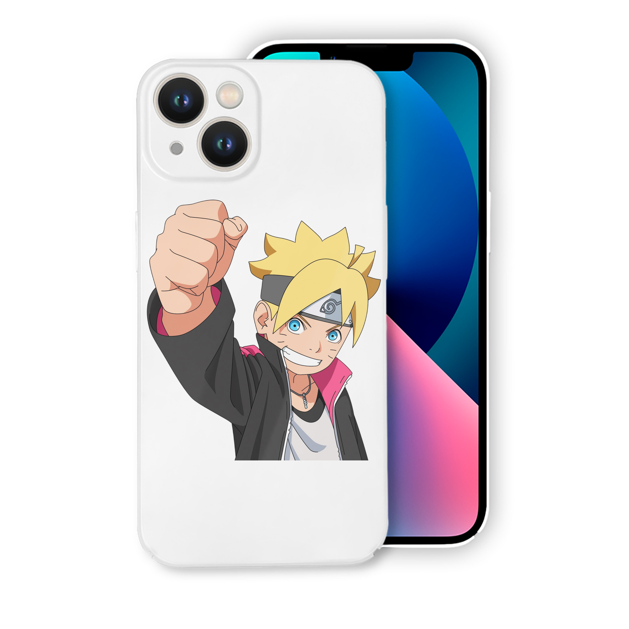 （画像用） NARUTO -ナルト- うずまき ボルト Uzumaki Boruto 【iPhone 14シリーズ対応】ハードケース