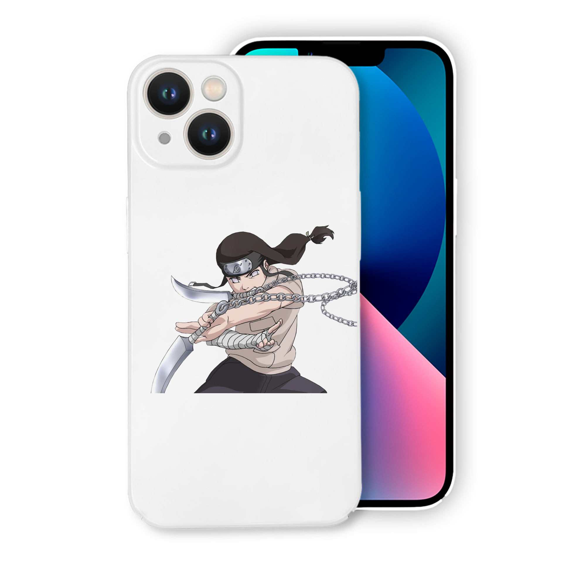 （画像用） NARUTO -ナルト- 日向ネジ Hyūga Neji 【iPhone 14シリーズ対応】ハードケース