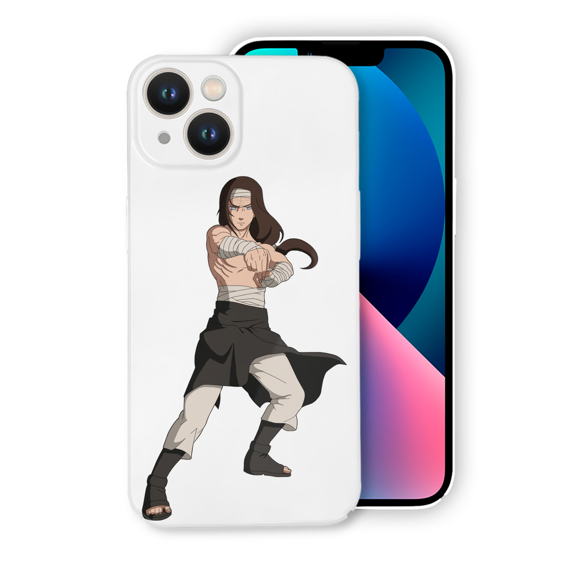 （画像用） NARUTO -ナルト- 日向ネジ Hyūga Neji 【iPhone 14シリーズ対応】ハードケース