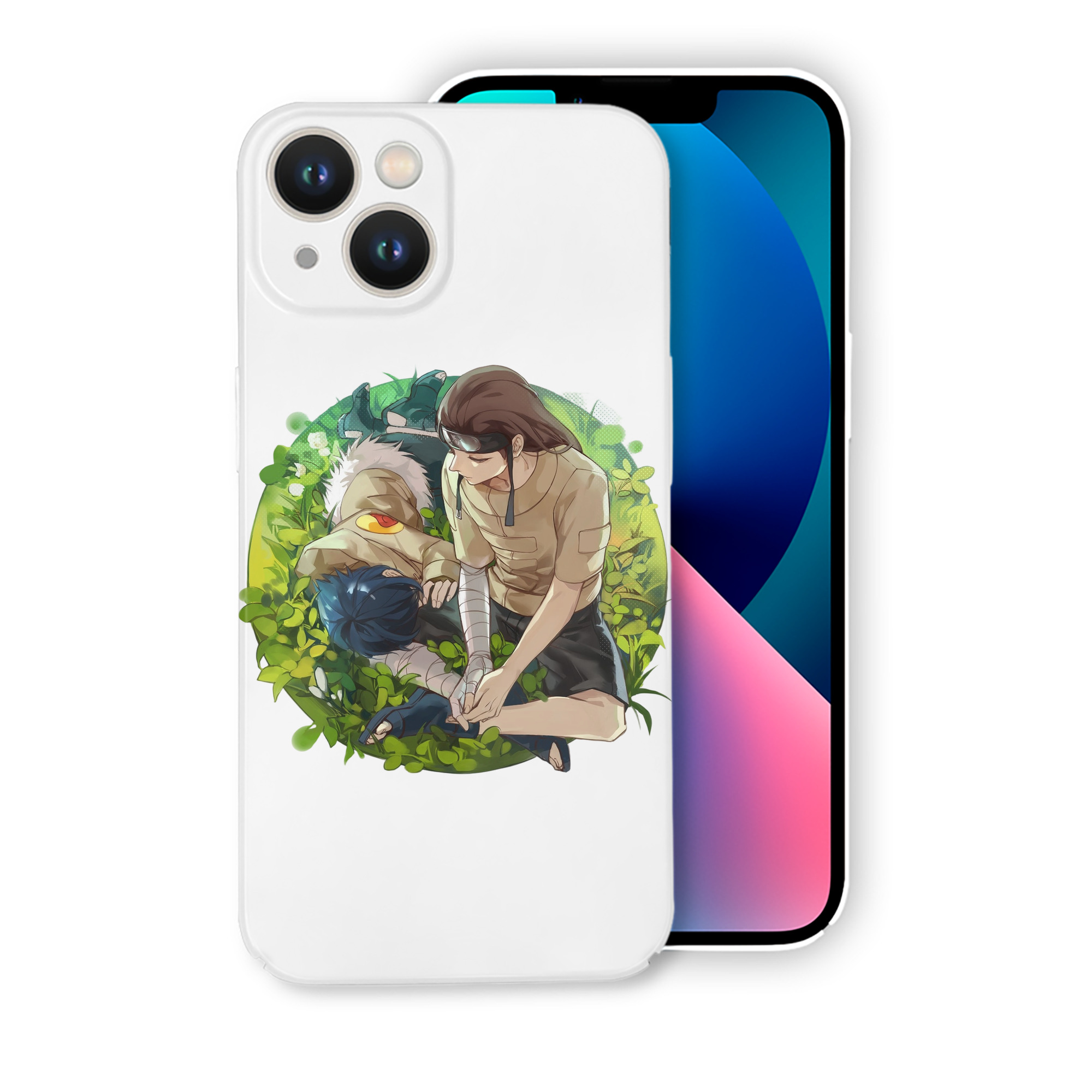 （画像用） NARUTO -ナルト- 日向ネジ Hyūga Neji 【iPhone 14シリーズ対応】ハードケース