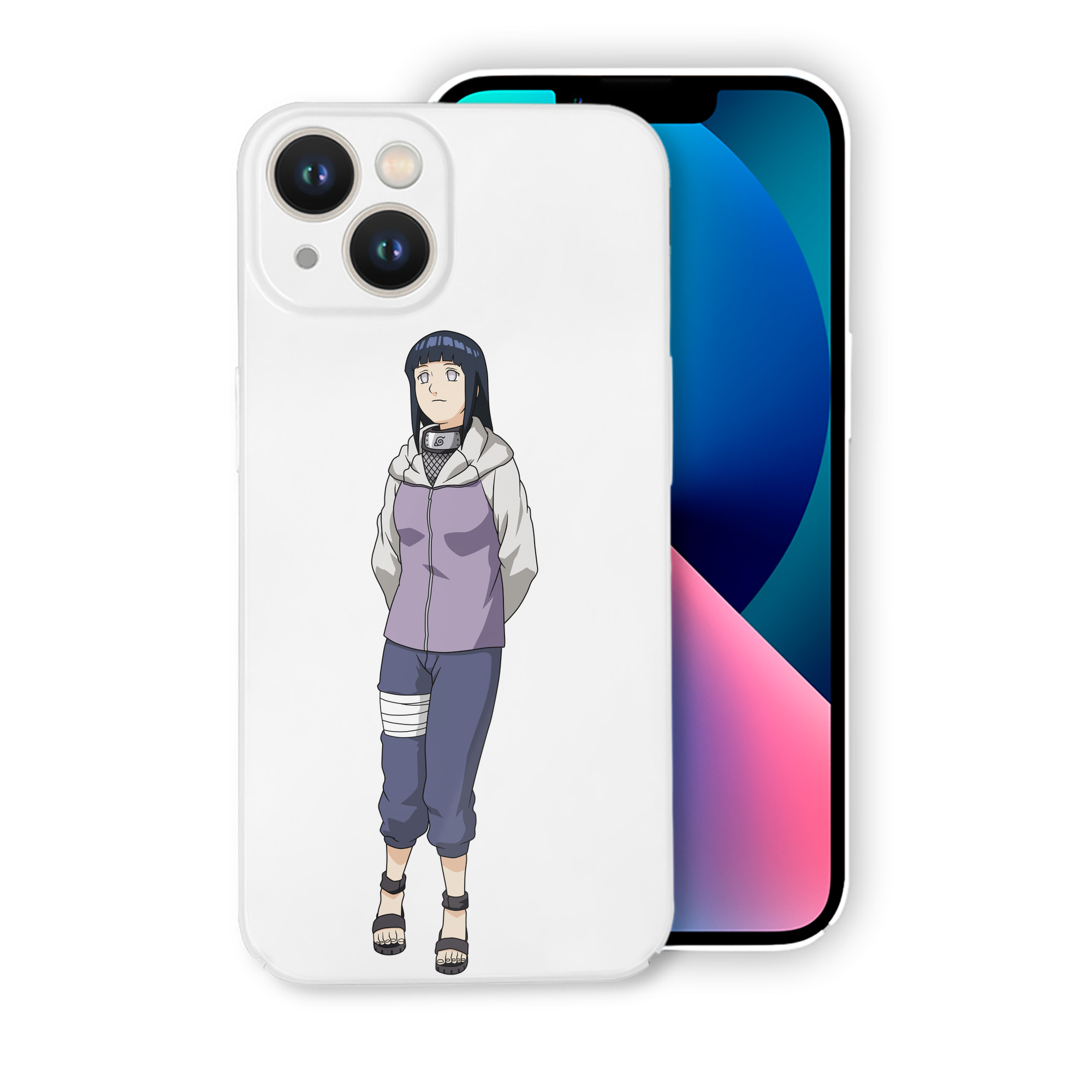 （画像用） NARUTO -ナルト- 日向ヒナタ Hyūga Hinata 【iPhone 14シリーズ対応】ハードケース