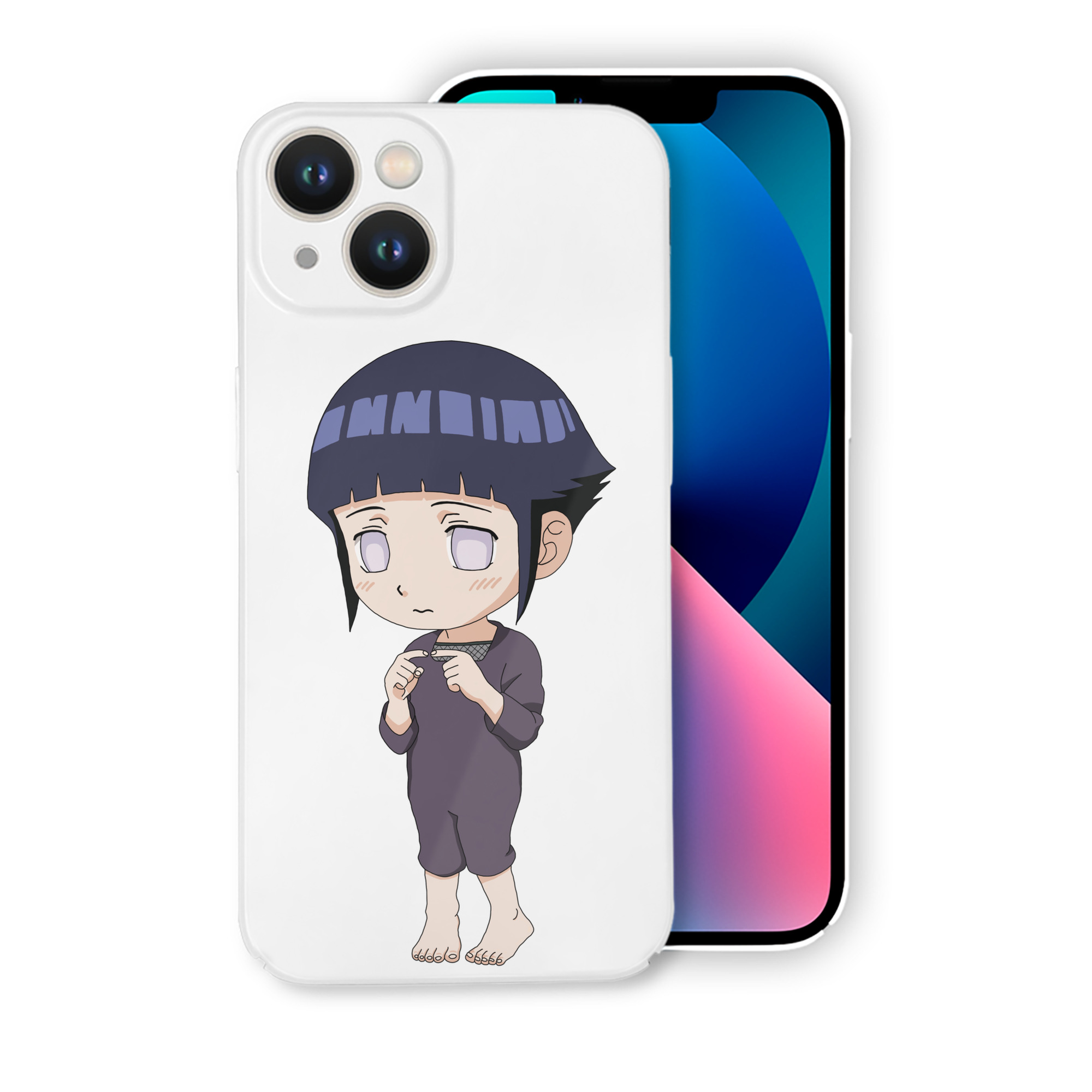 （画像用） NARUTO -ナルト- 日向ヒナタ Hyūga Hinata 【iPhone 14シリーズ対応】ハードケース
