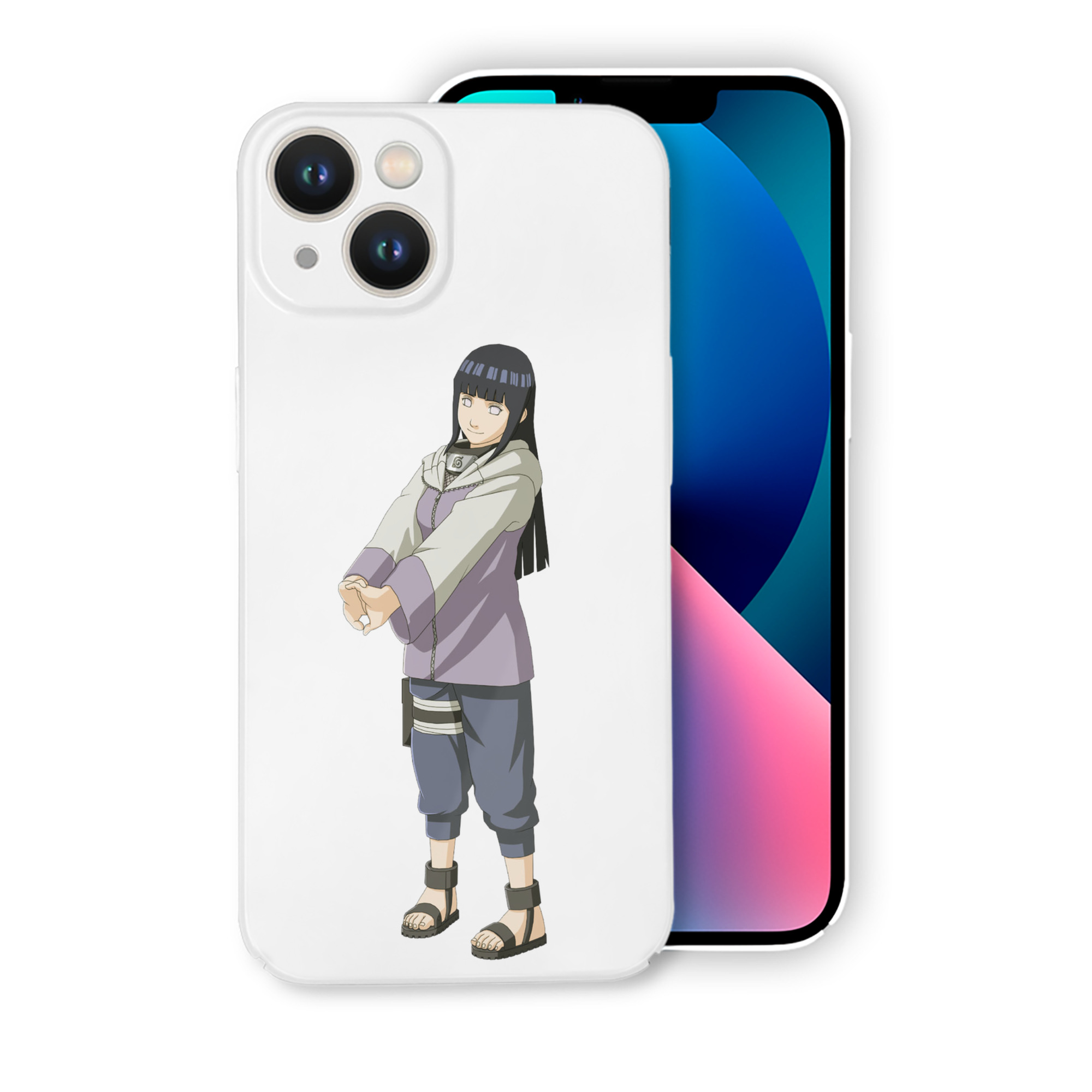 （画像用） NARUTO -ナルト- 日向ヒナタ Hyūga Hinata 【iPhone 14シリーズ対応】ハードケース