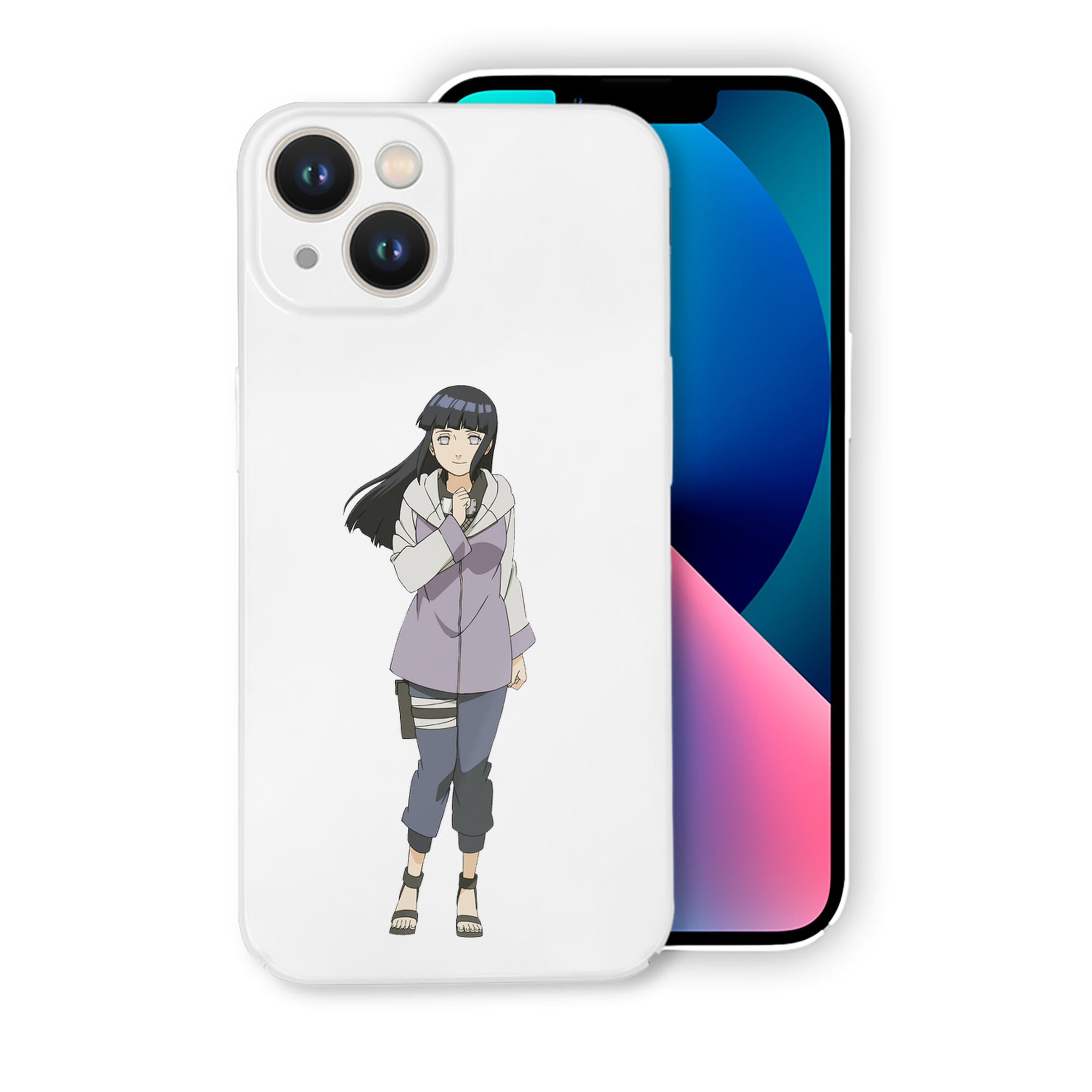 （画像用） NARUTO -ナルト- 日向ヒナタ Hyūga Hinata 【iPhone 14シリーズ対応】ハードケース