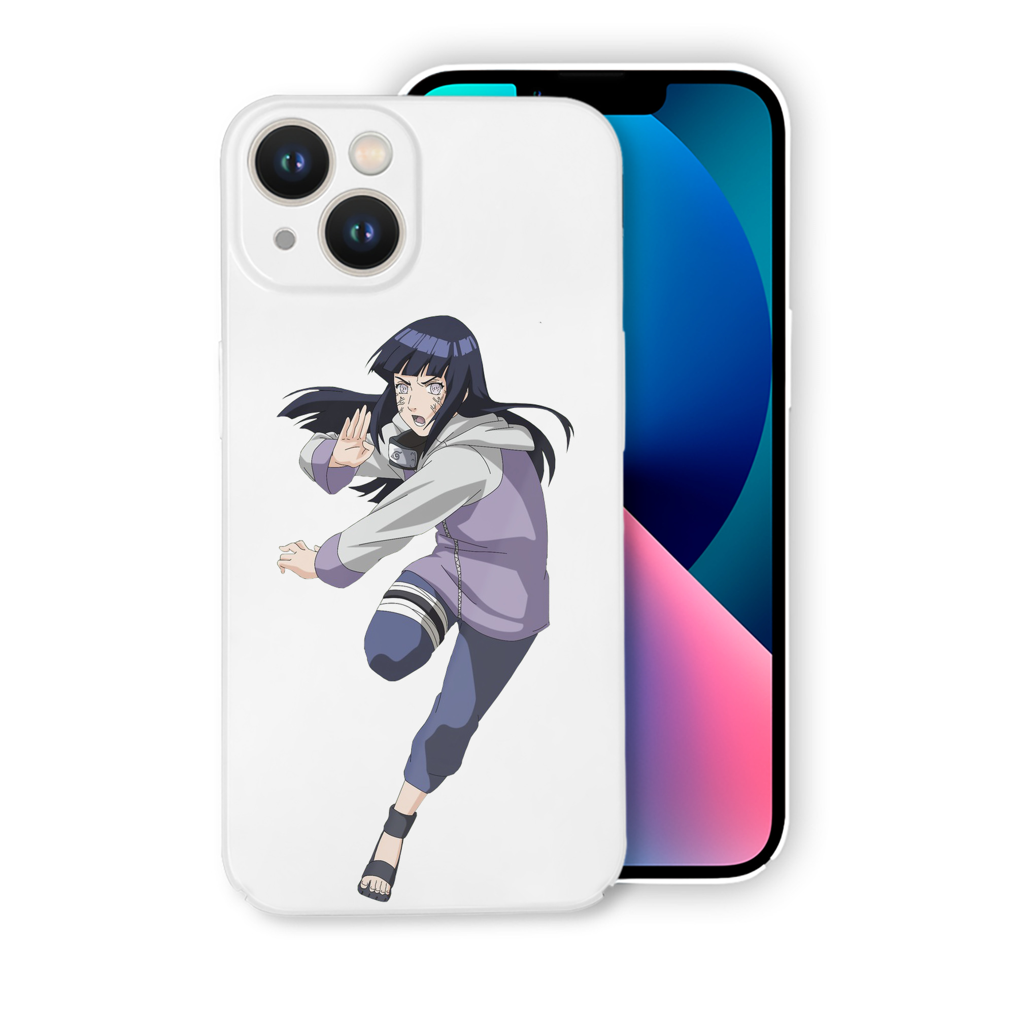 （画像用） NARUTO -ナルト- 日向ヒナタ Hyūga Hinata 【iPhone 14シリーズ対応】ハードケース