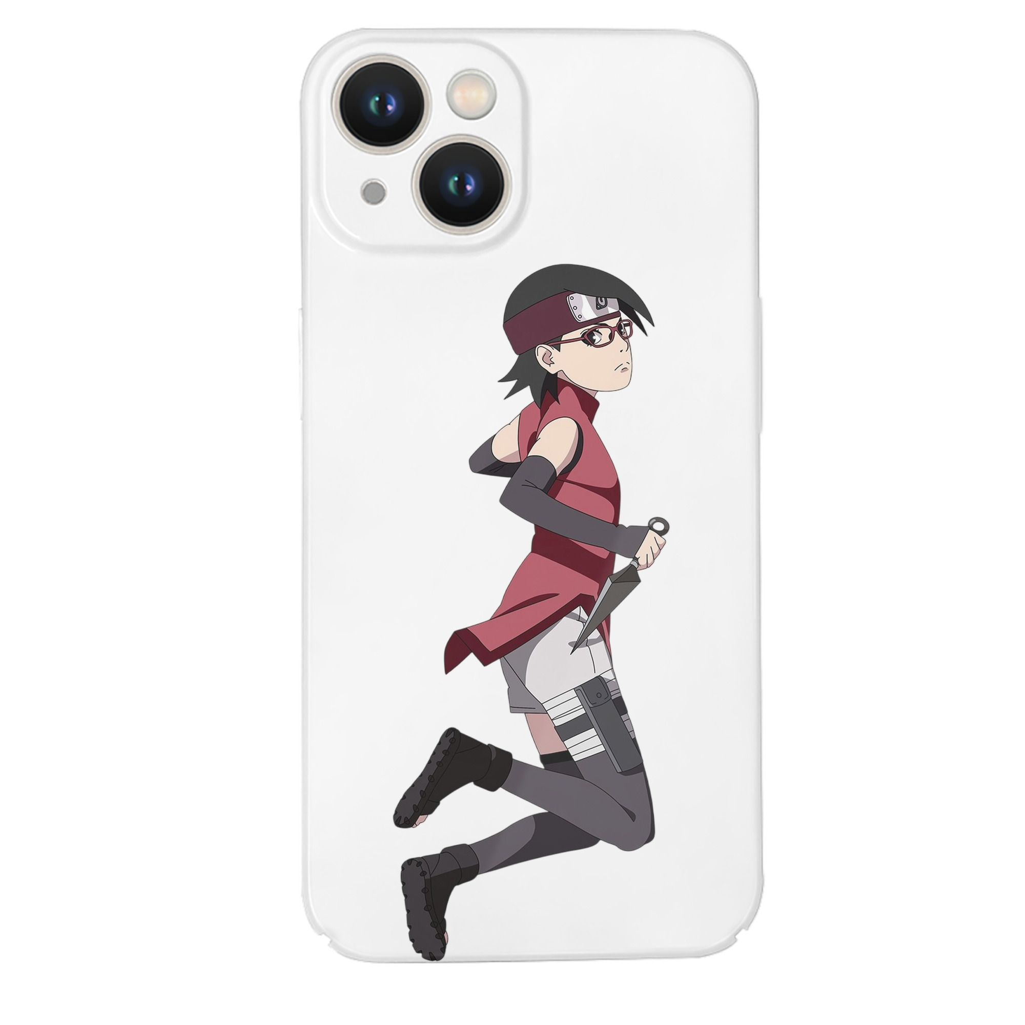 （画像用） NARUTO -ナルト- うちは サラダ Uchiha Sarada 【iPhone 14シリーズ対応】ハードケース