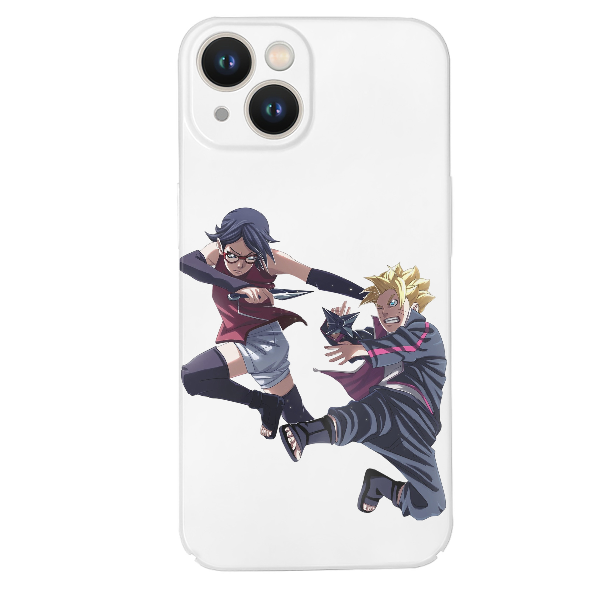 （画像用） NARUTO -ナルト- うちは サラダ Uchiha Sarada 【iPhone 14シリーズ対応】ハードケース