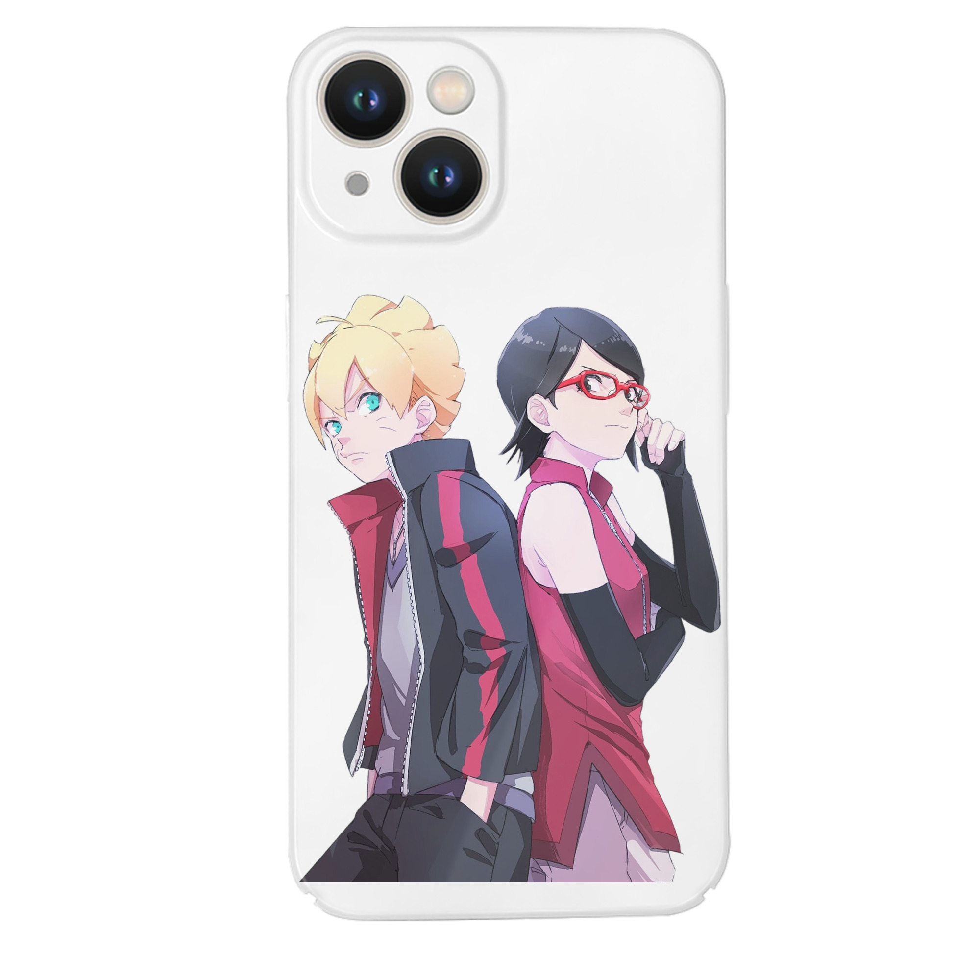 （画像用） NARUTO -ナルト- うちは サラダ Uchiha Sarada 【iPhone 14シリーズ対応】ハードケース