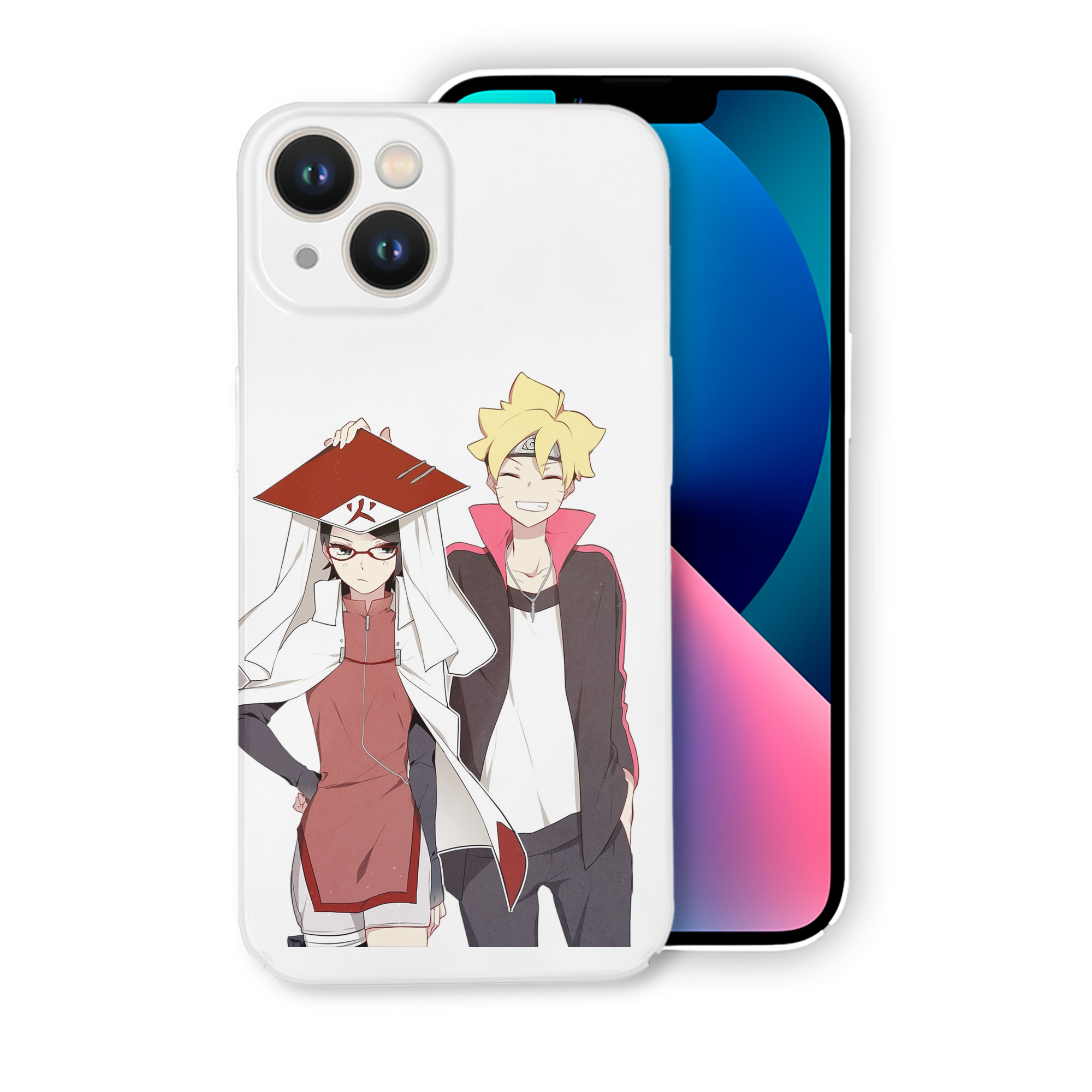 （画像用） NARUTO -ナルト- うちは サラダ Uchiha Sarada 【iPhone 14シリーズ対応】ハードケース