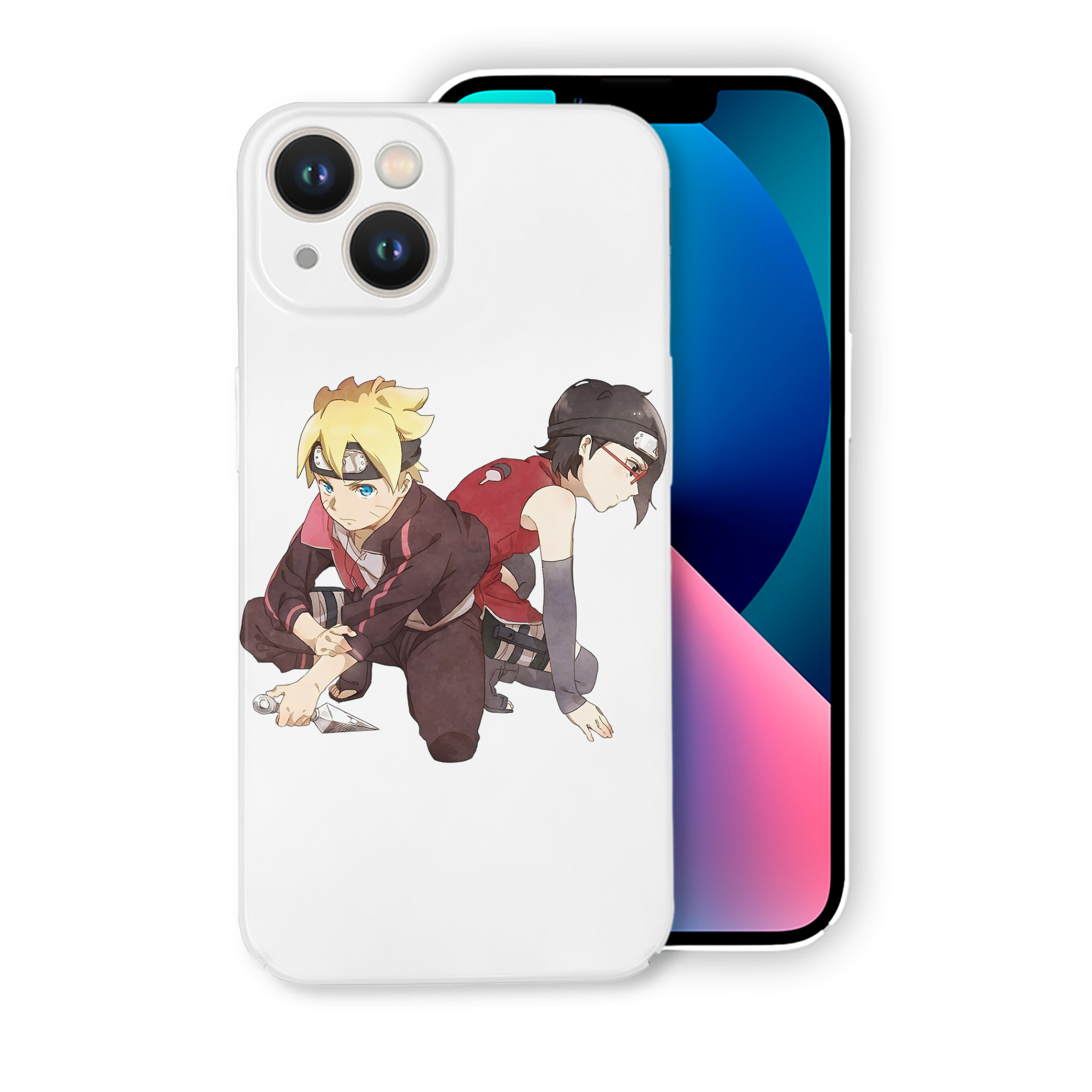 （画像用） NARUTO -ナルト- うちは サラダ Uchiha Sarada 【iPhone 14シリーズ対応】ハードケース