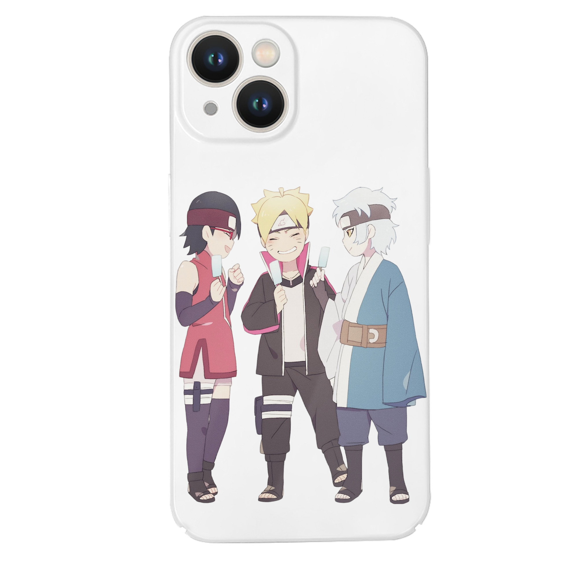 （画像用） NARUTO -ナルト- うちは サラダ Uchiha Sarada 【iPhone 14シリーズ対応】ハードケース
