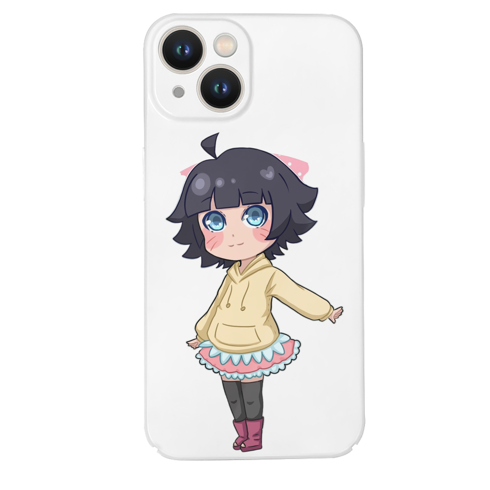 （画像用） NARUTO -ナルト- うずまき ヒマワリ Uzumaki Himawari 【iPhone 14シリーズ対応】ハードケース