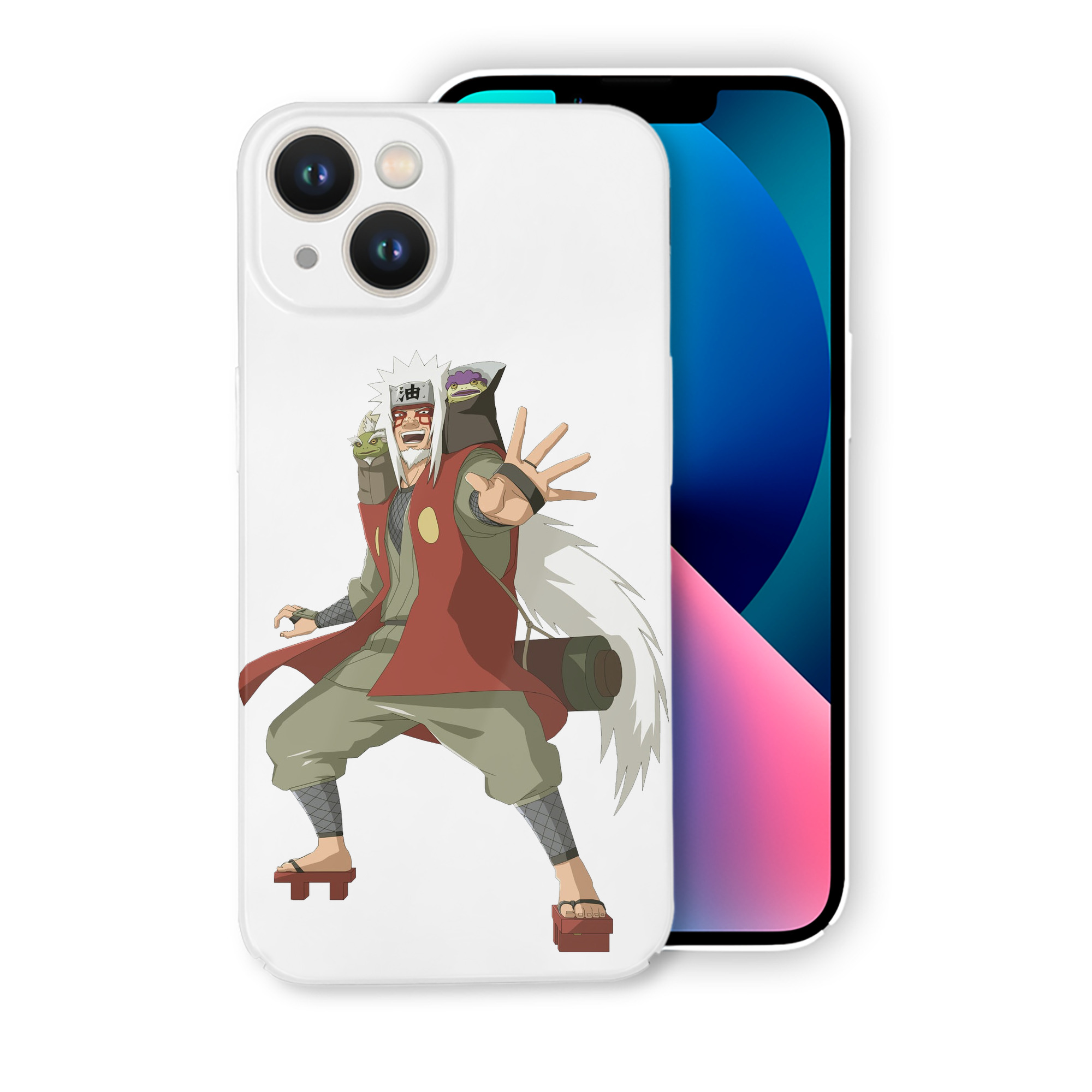（画像用） NARUTO -ナルト- 自来也（じらいや） Jiraiya 【iPhone 14シリーズ対応】ハードケース