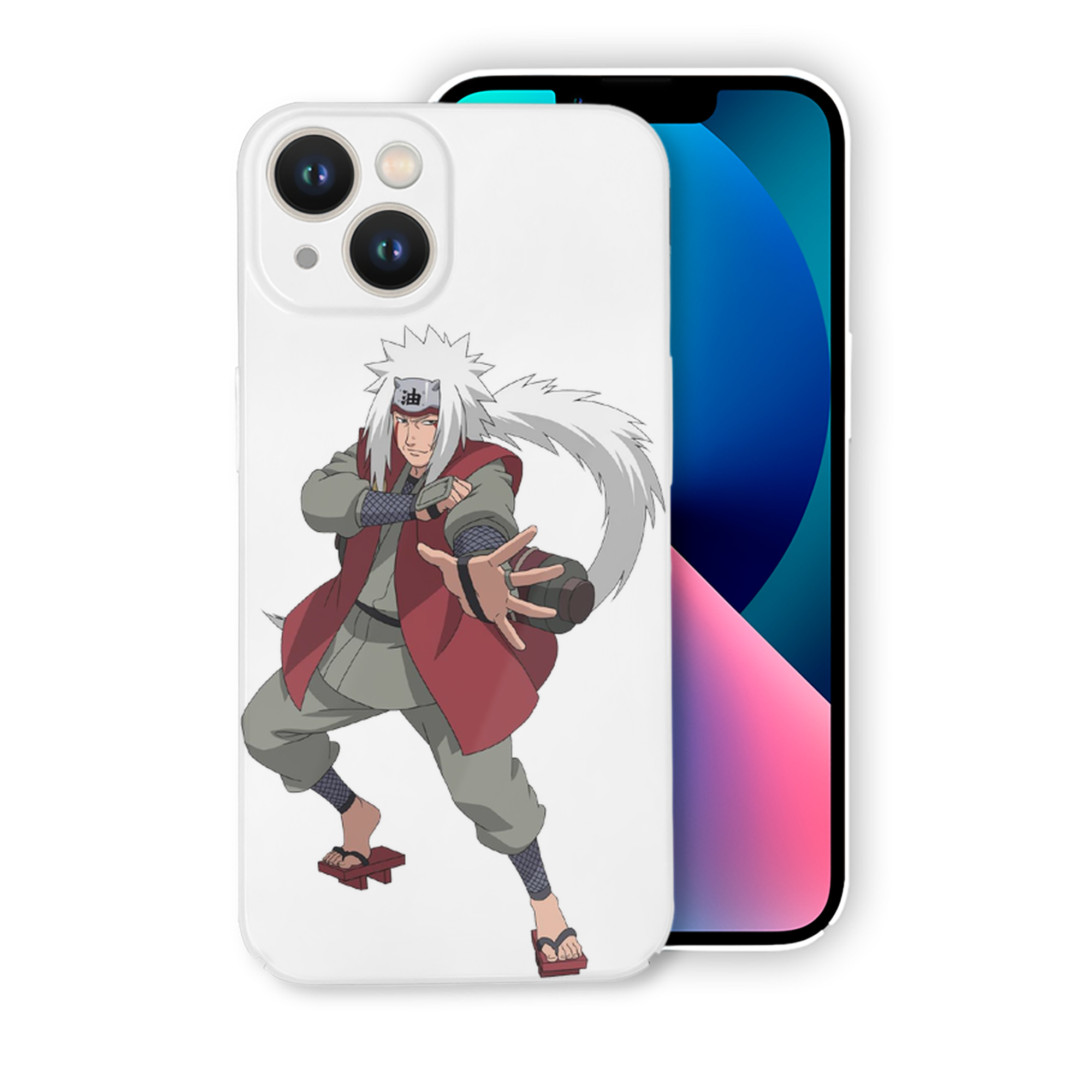 （画像用） NARUTO -ナルト- 自来也（じらいや） Jiraiya 【iPhone 14シリーズ対応】ハードケース