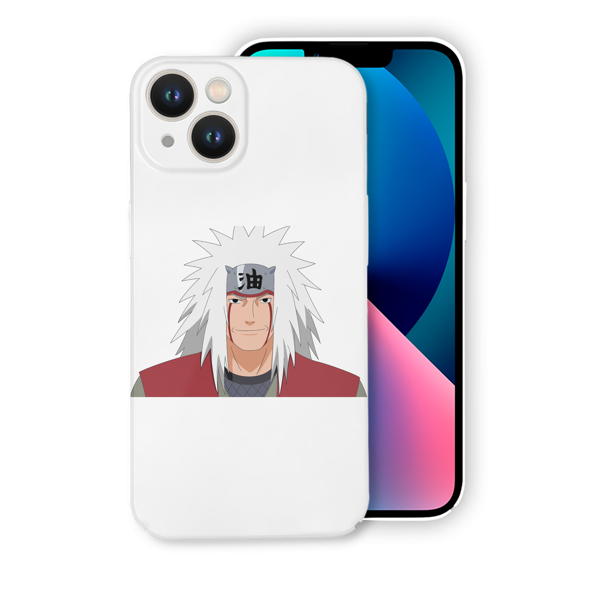 （画像用） NARUTO -ナルト- 自来也（じらいや） Jiraiya 【iPhone 14シリーズ対応】ハードケース