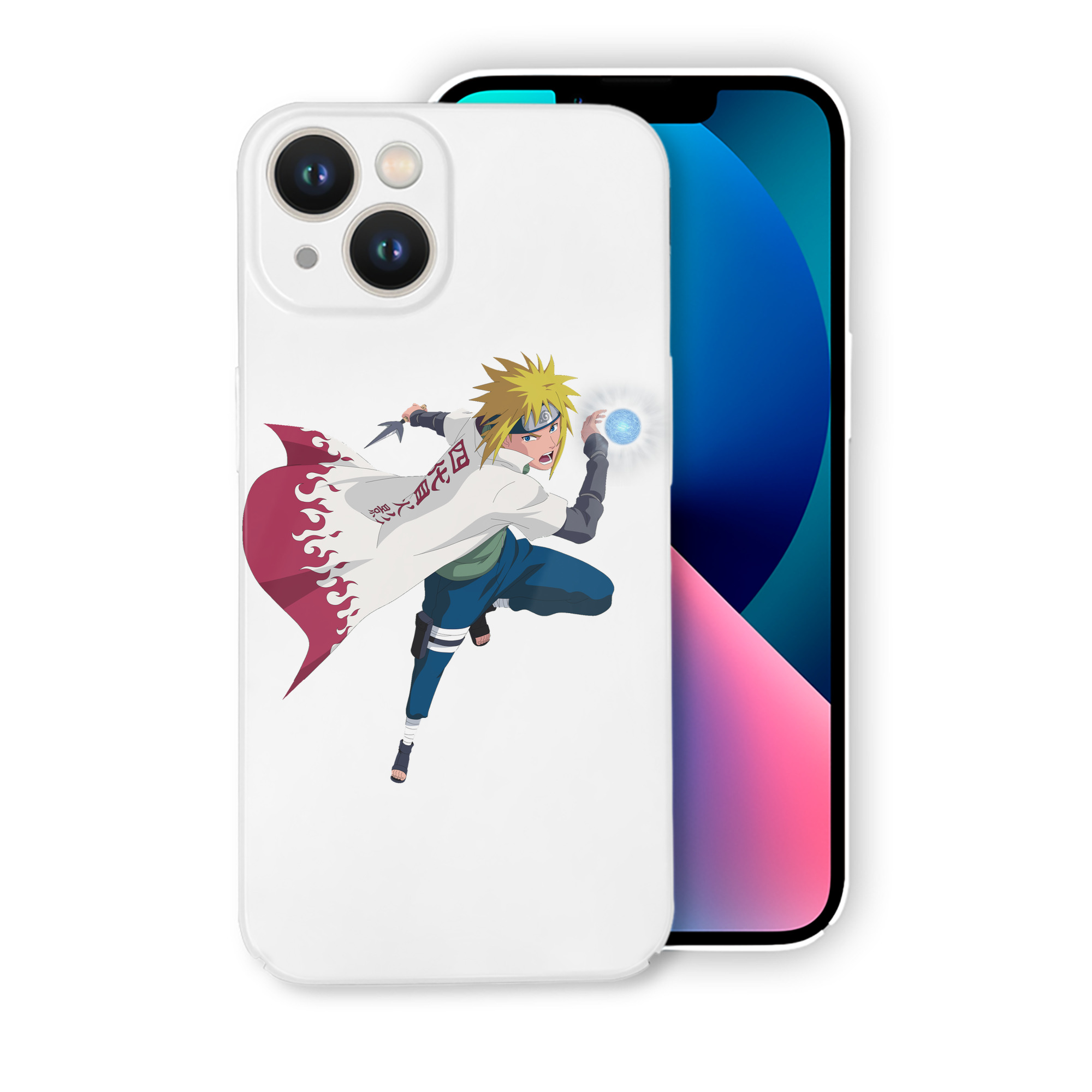 （画像用） NARUTO -ナルト- 波風 ミナト Namikaze Minato 【iPhone 14シリーズ対応】ハードケース