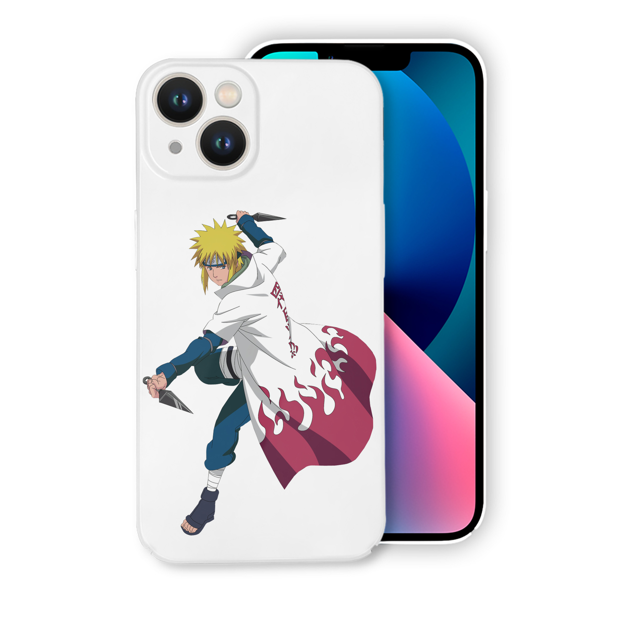 （画像用） NARUTO -ナルト- 波風 ミナト Namikaze Minato 【iPhone 14シリーズ対応】ハードケース