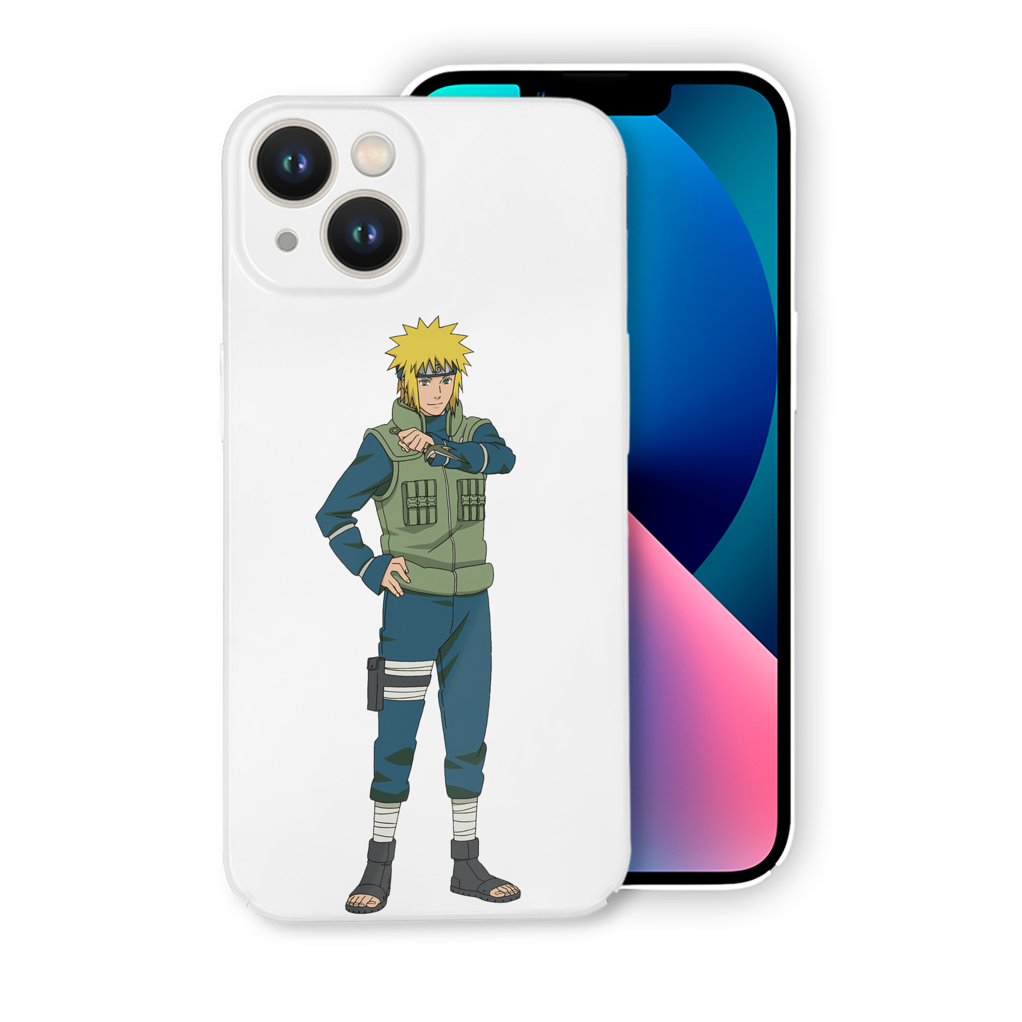 （画像用） NARUTO -ナルト- 波風 ミナト Namikaze Minato 【iPhone 14シリーズ対応】ハードケース