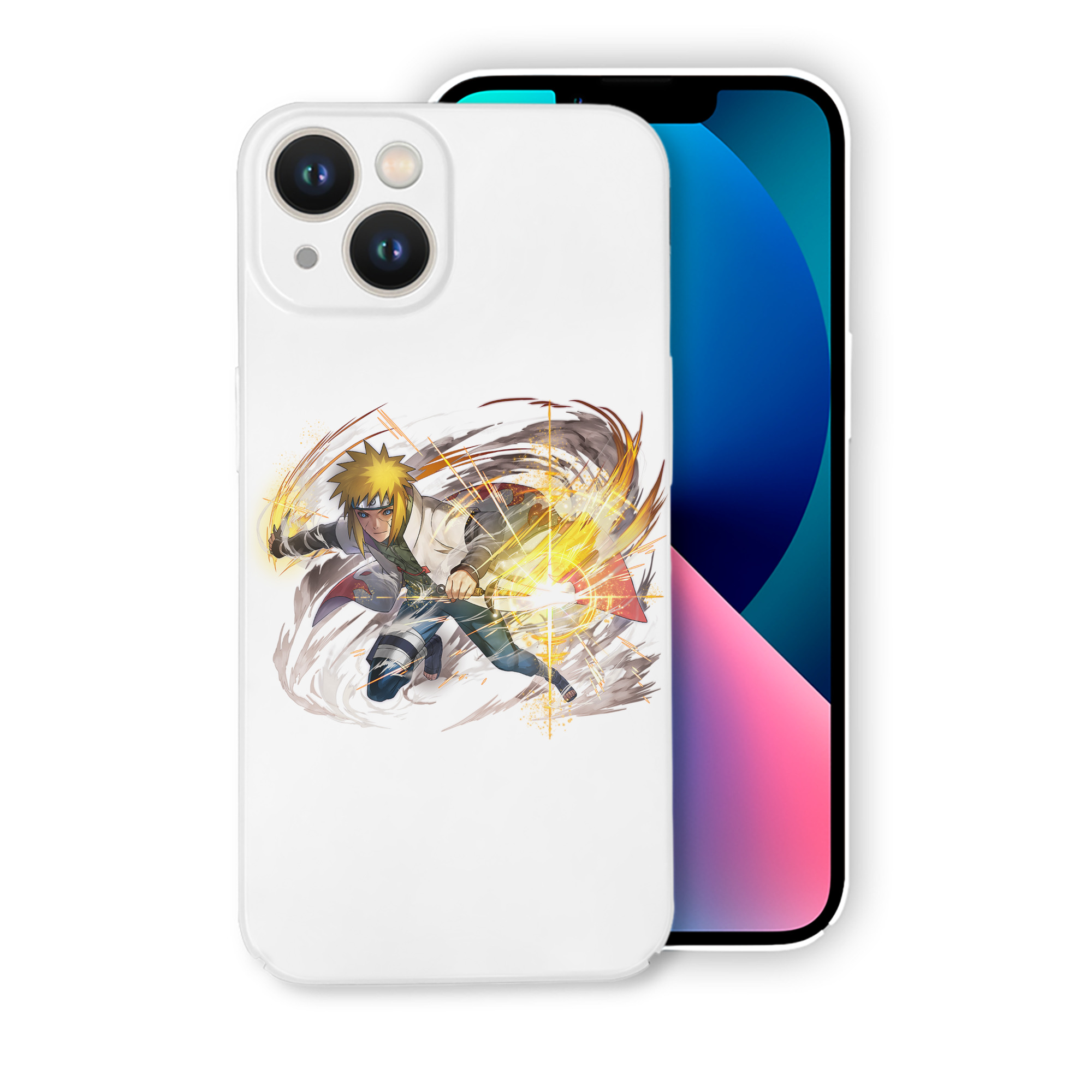 （画像用） NARUTO -ナルト- 波風 ミナト Namikaze Minato 【iPhone 14シリーズ対応】ハードケース