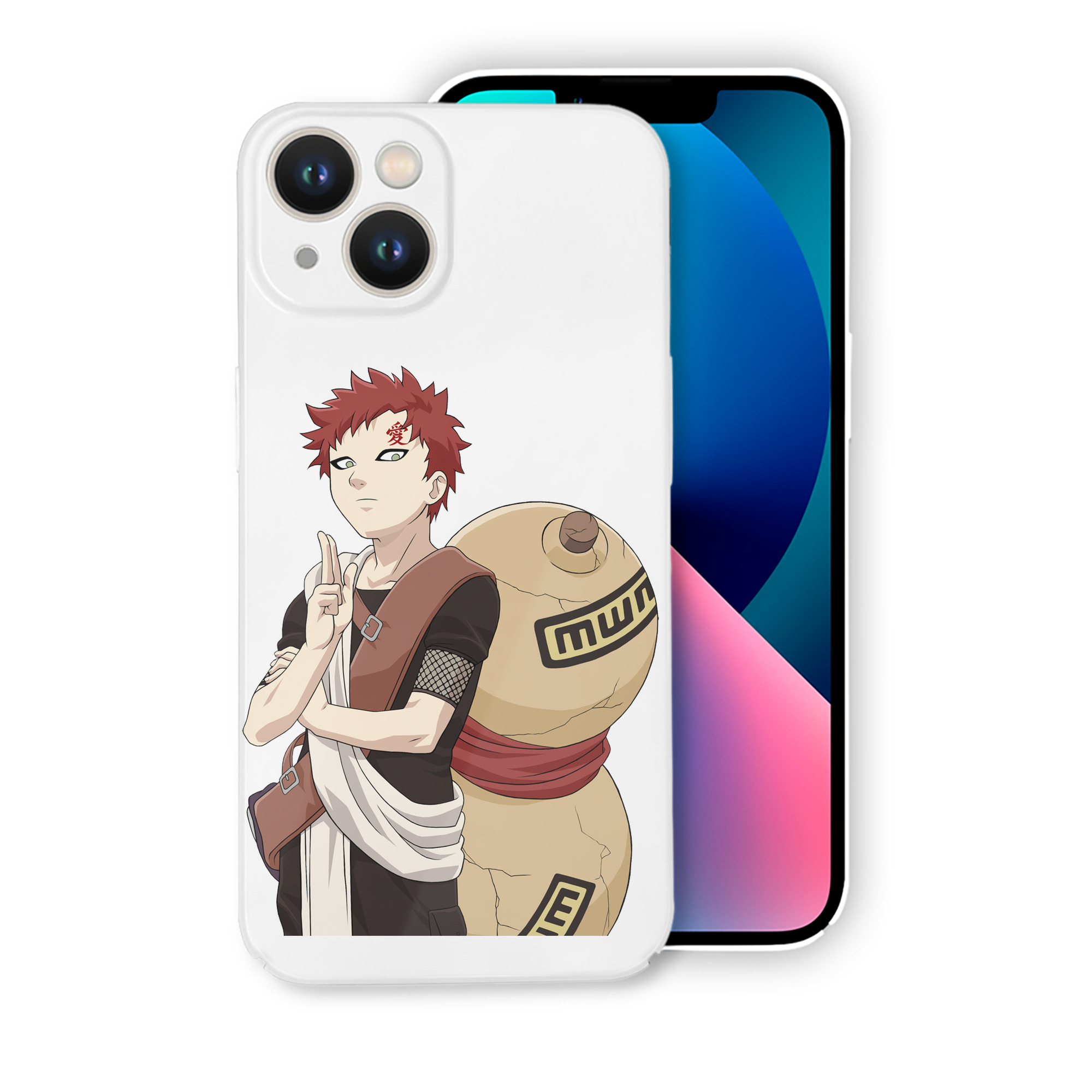 （画像用） NARUTO -ナルト- ガアラ Gaara 【iPhone 14シリーズ対応】ハードケース
